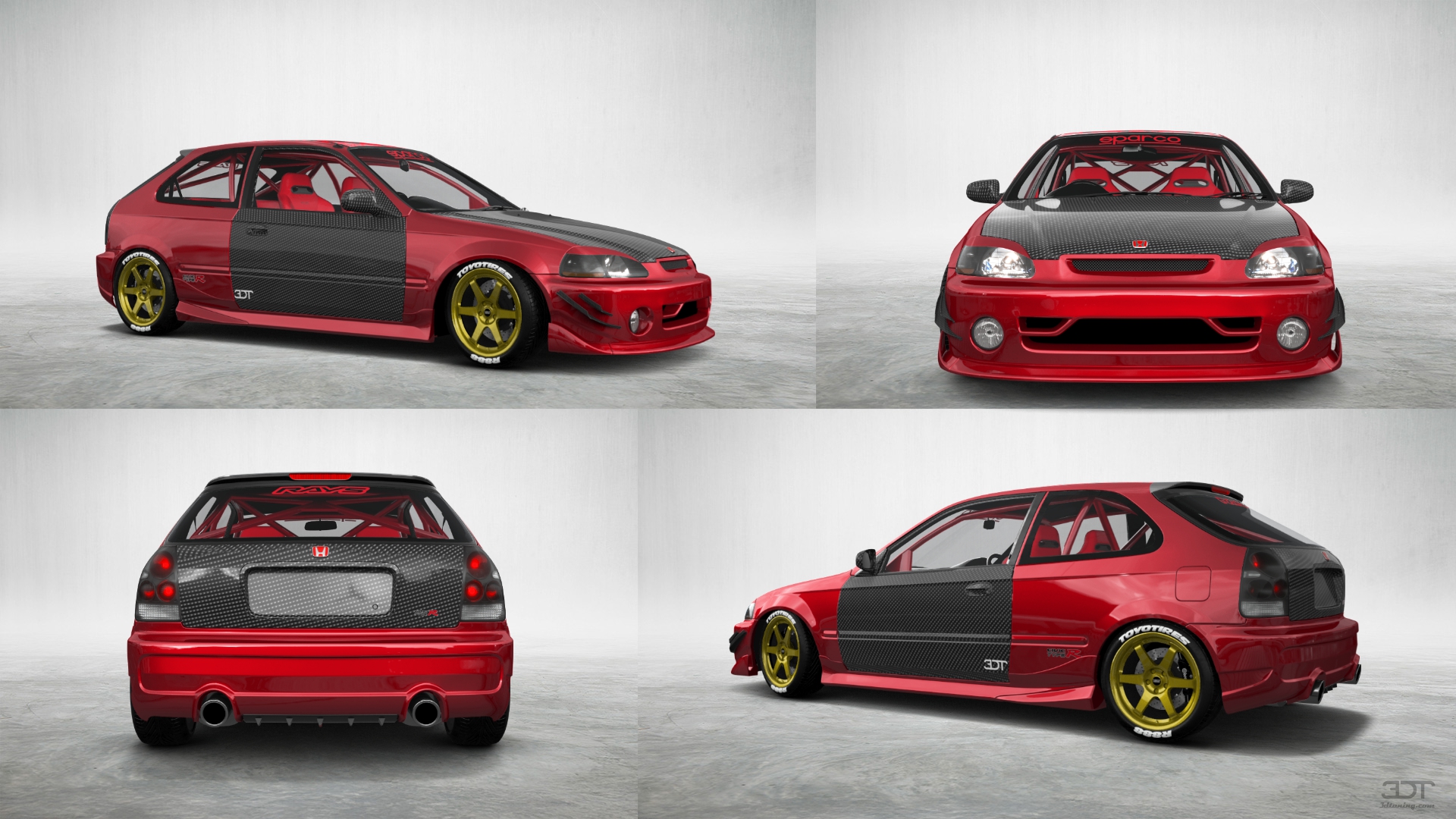 Honda Civic 3 Door Hatchback 1997 Images