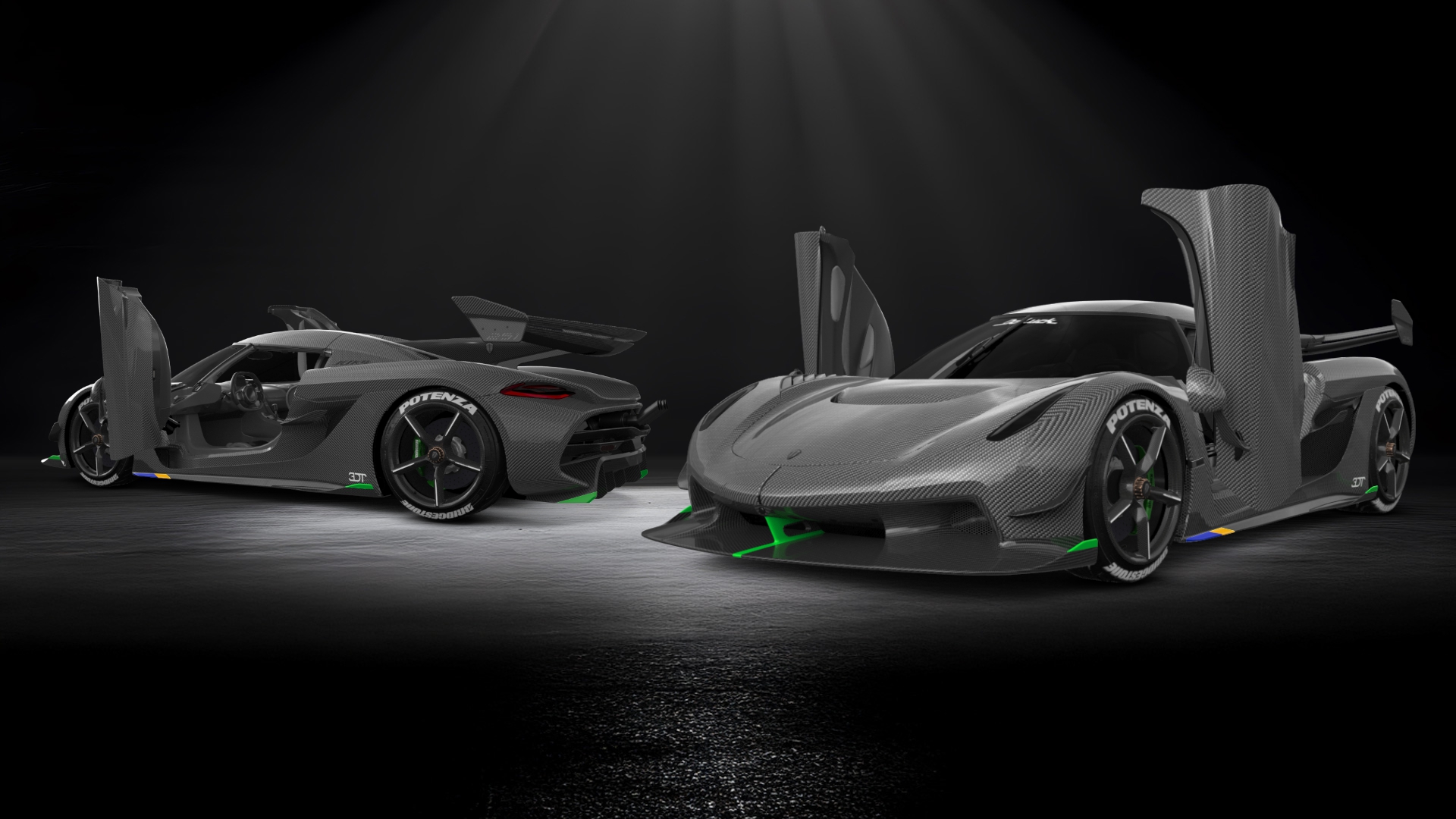 Koenigsegg Jesko 2 door targa top 2020 tuning