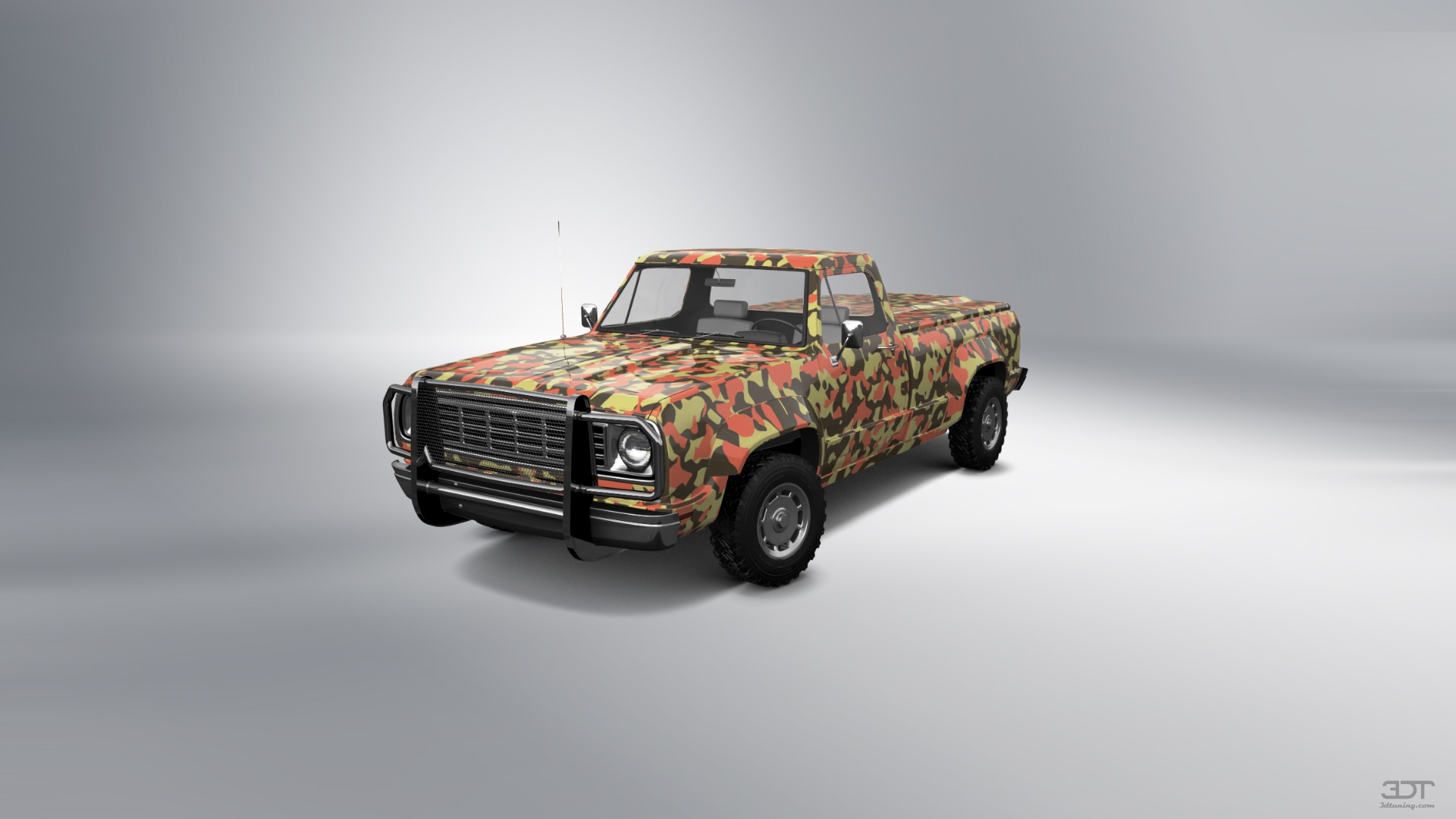 Dodge Power Wagon W200 2 Door pickup truck 1972 tuning