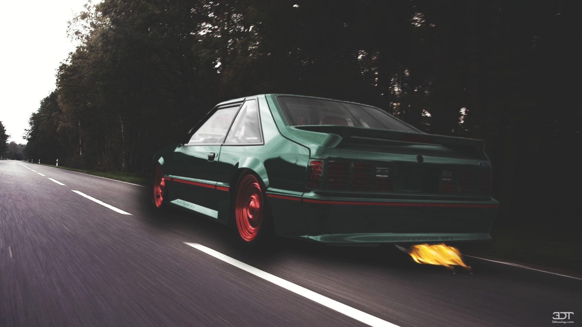 Ford Mustang 3 Door Hatchback 1988 Images