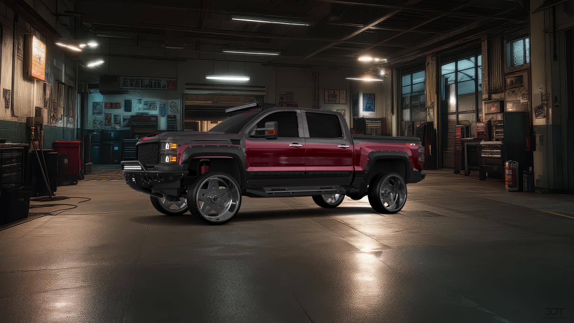 Chevrolet Silverado 1500 4 Door pickup truck 2014 tuning