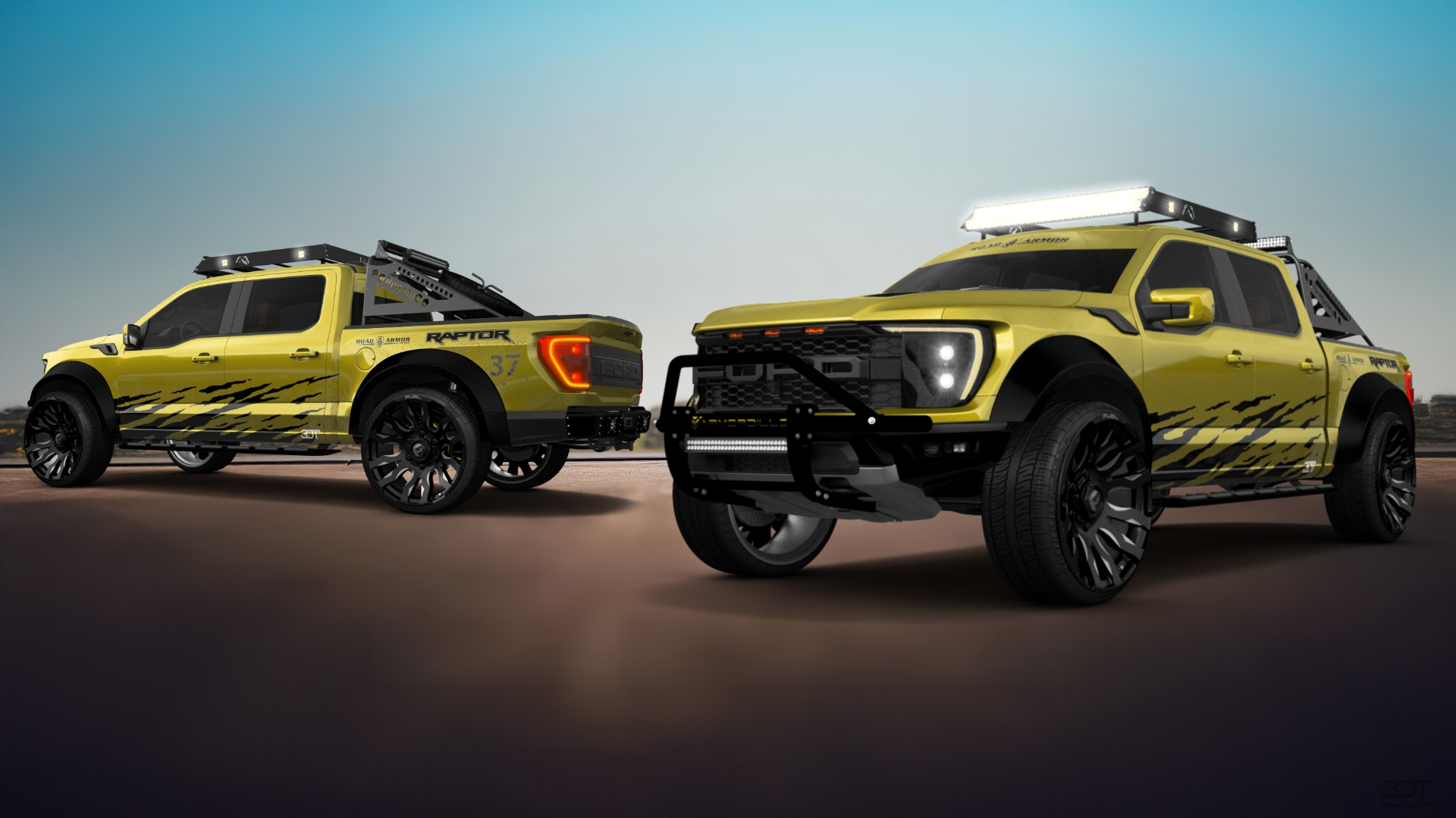 Ford F-150 Raptor 4 Door pickup truck 2021 tuning