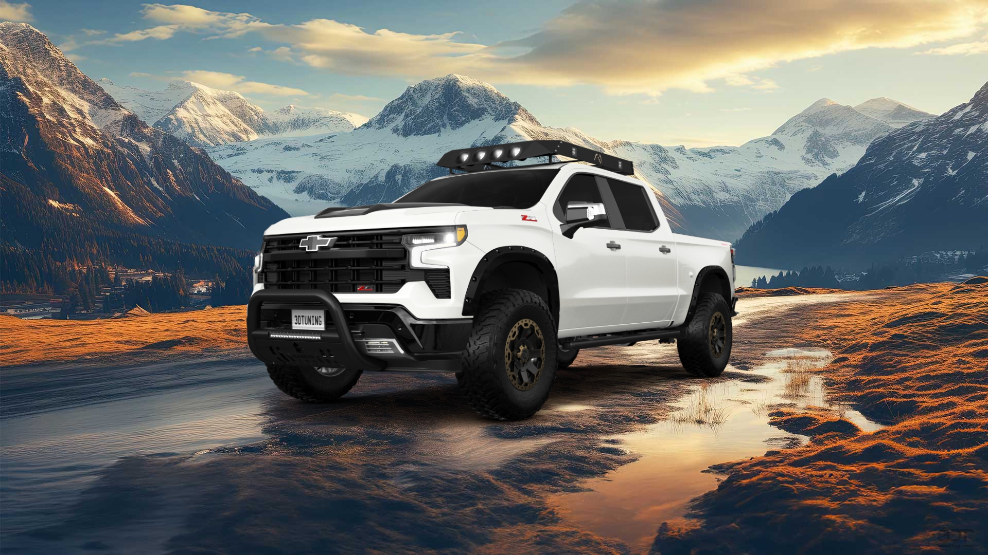 Chevrolet Silverado 1500 Crew Cab 5.8 ft box 4 Door pickup truck 2023 tuning