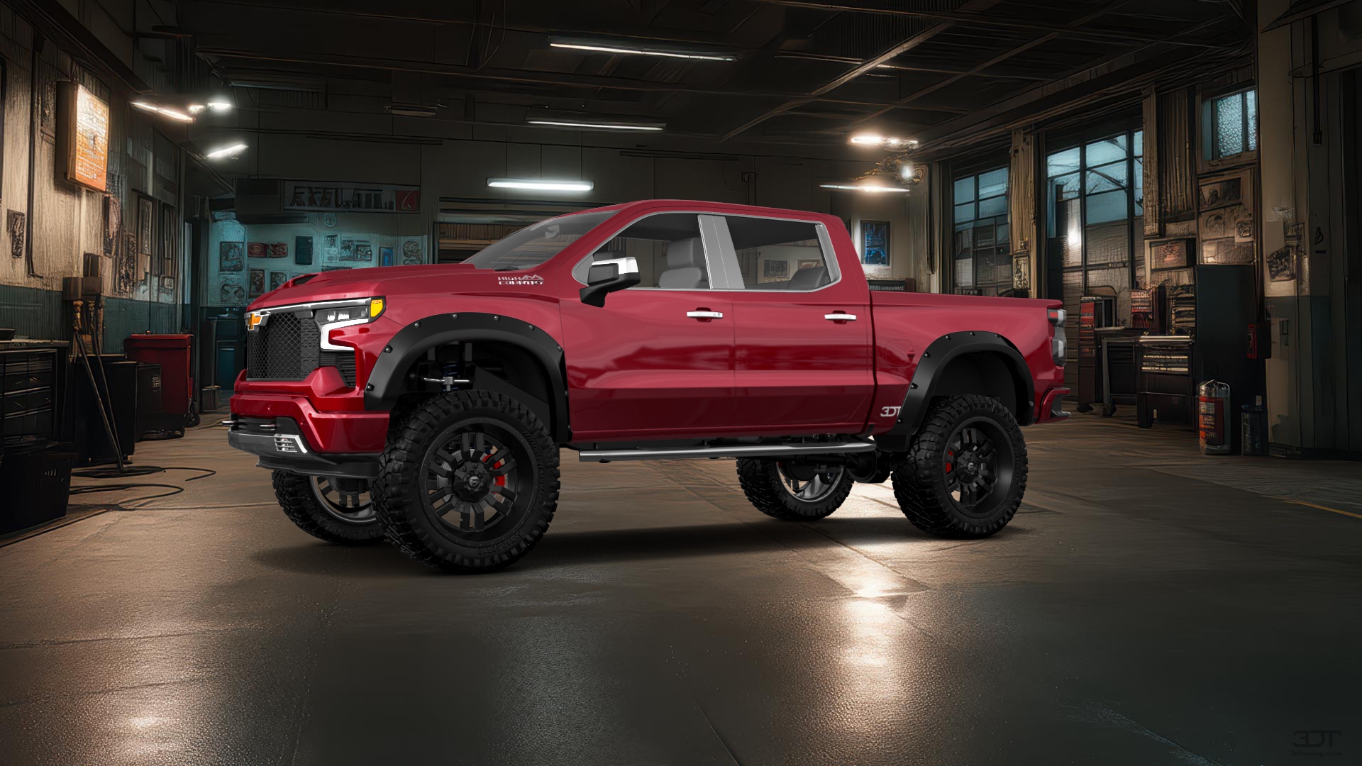 Chevrolet Silverado 1500 Crew Cab 5.8 ft box 4 Door pickup truck 2023 tuning