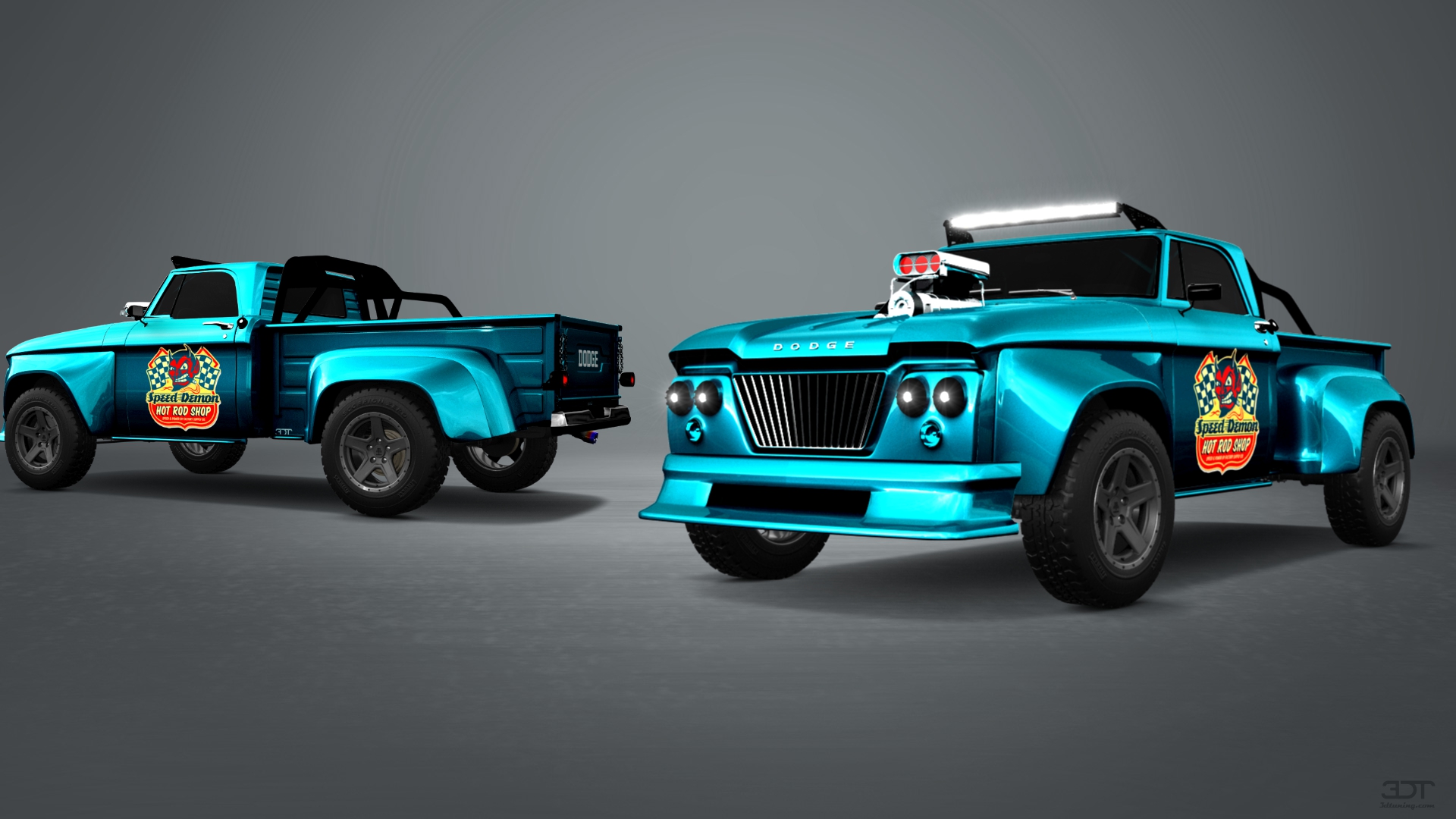 Dodge D-100 Stepside 2 Door pickup truck 1961