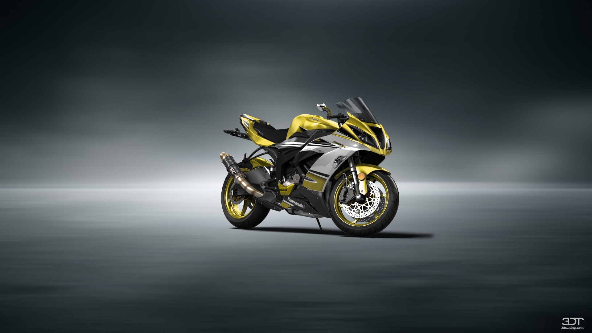 Kawasaki Ninja ZX 6R Sport Bike 2015 tuning