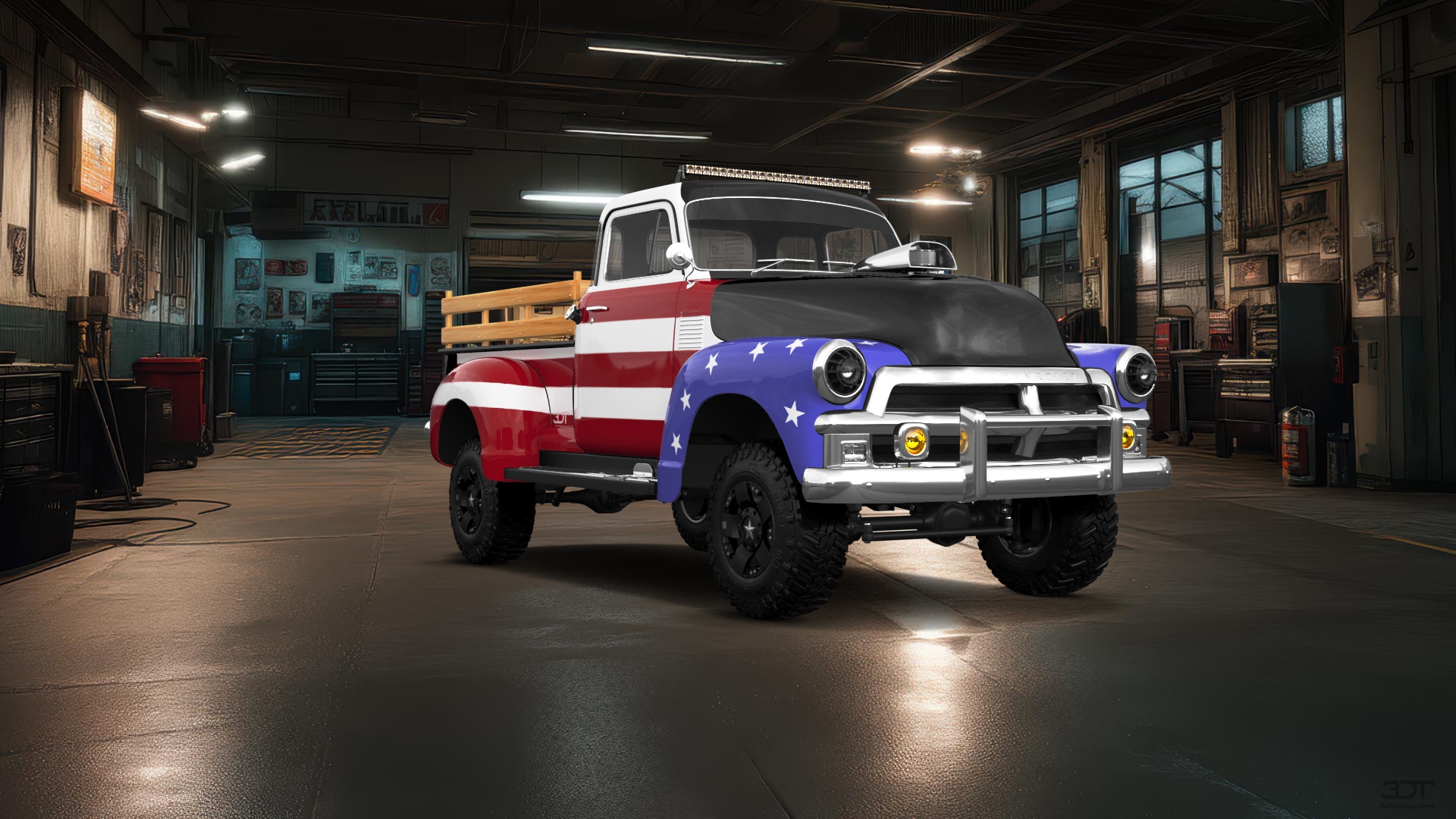 Chevrolet 3100 2 Door pickup truck 1954 tuning