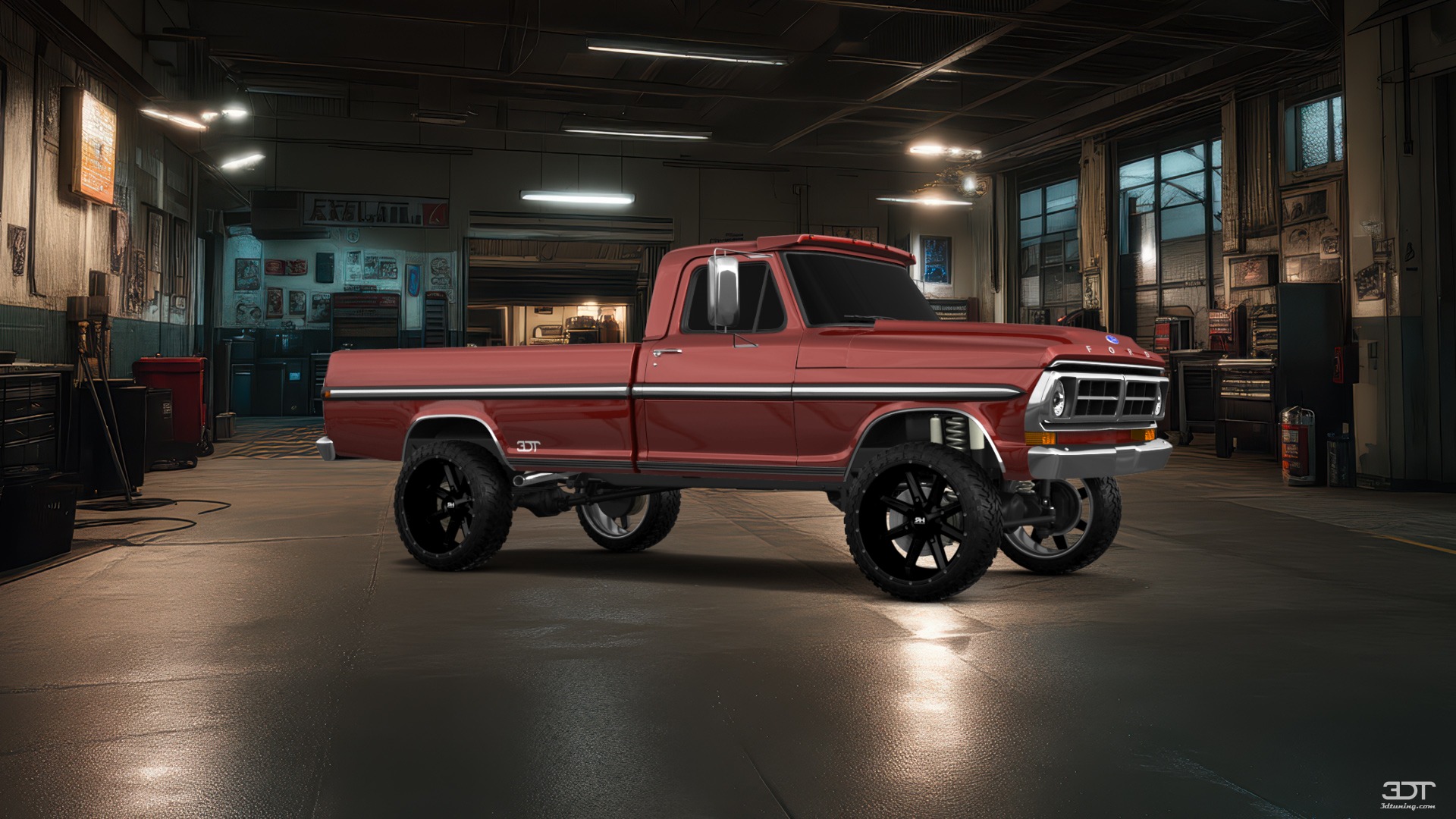 Ford F-250 2 Door pickup truck 1971 tuning