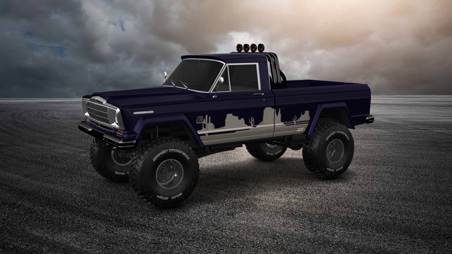 Jeep Gladiator SJ 2 Door pickup truck 1988 tuning