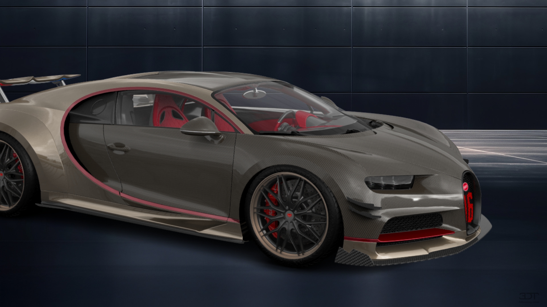 Bugatti Chiron 2 Door Coupe 2016 tuning