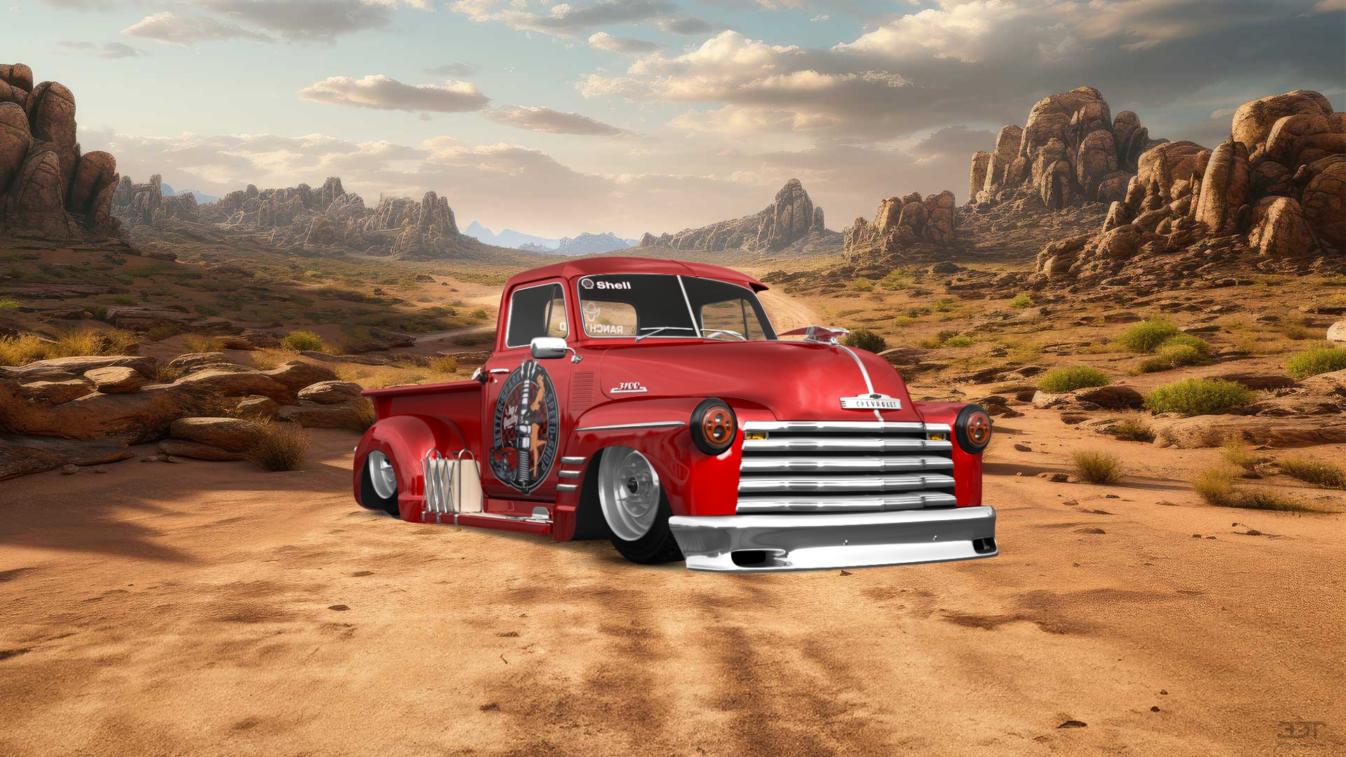 Chevrolet 3100 2 Door pickup truck 1950 tuning