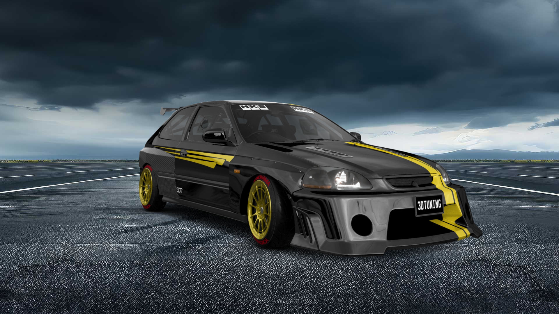 Honda Civic 3 Door Hatchback 1997 Images