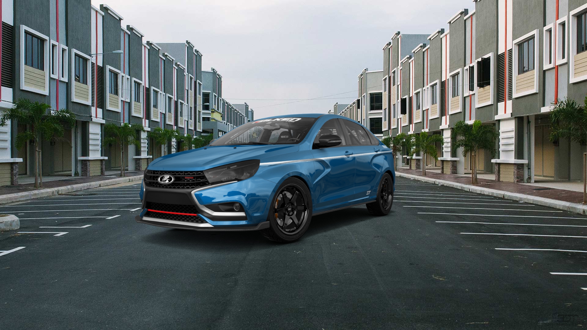 Lada Vesta 4 Door Saloon 2016 tuning
