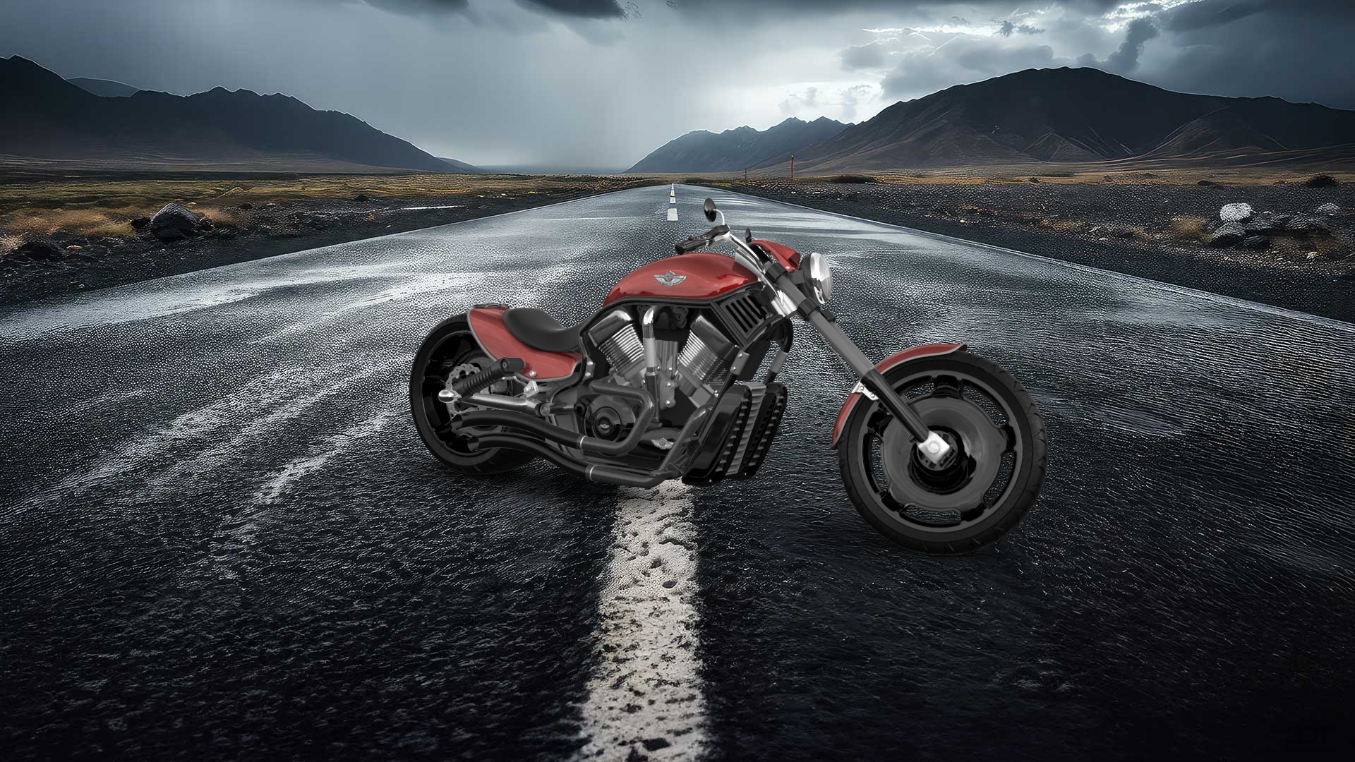 Harley-Davidson Custom Chopper Cruiser 2011