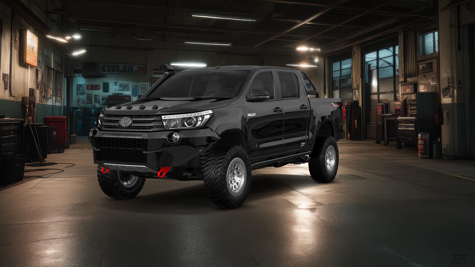 Toyota Hilux Double Cab 4 Door pickup truck 2015 tuning