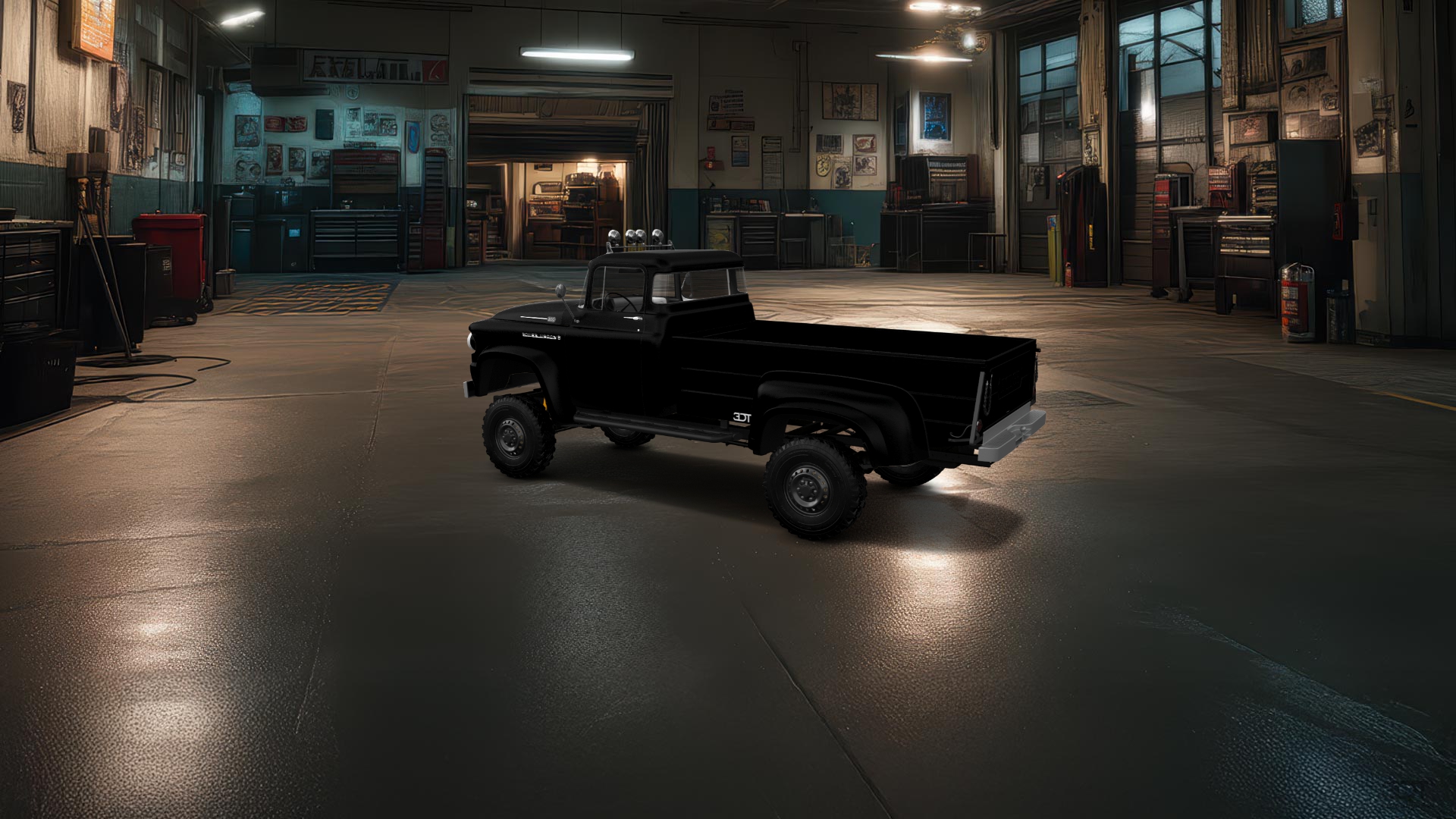 Dodge Power Wagon W300 2 Door pickup truck 1958 tuning