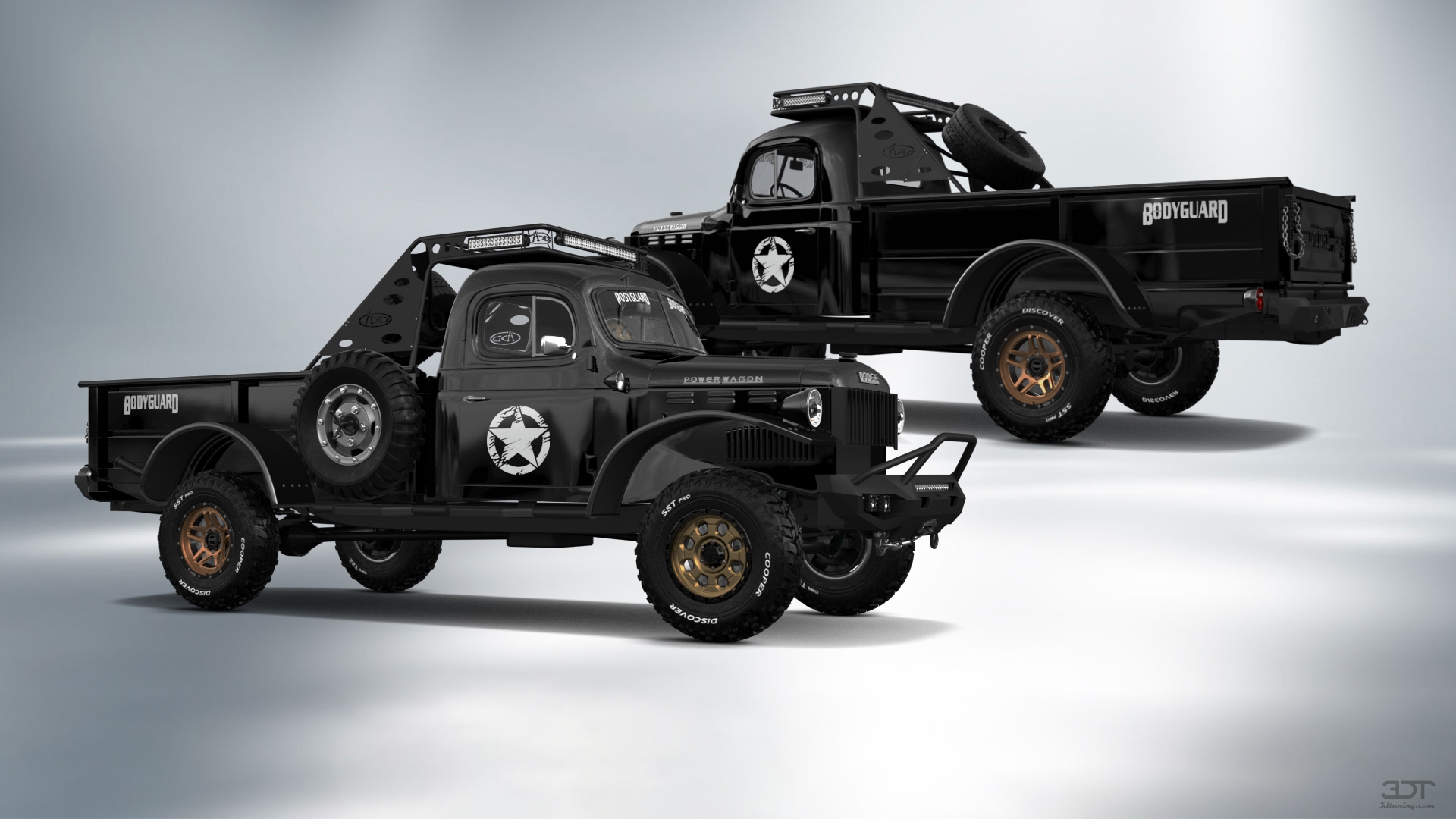 Dodge Power Wagon 2 Door pickup truck 1947 tuning