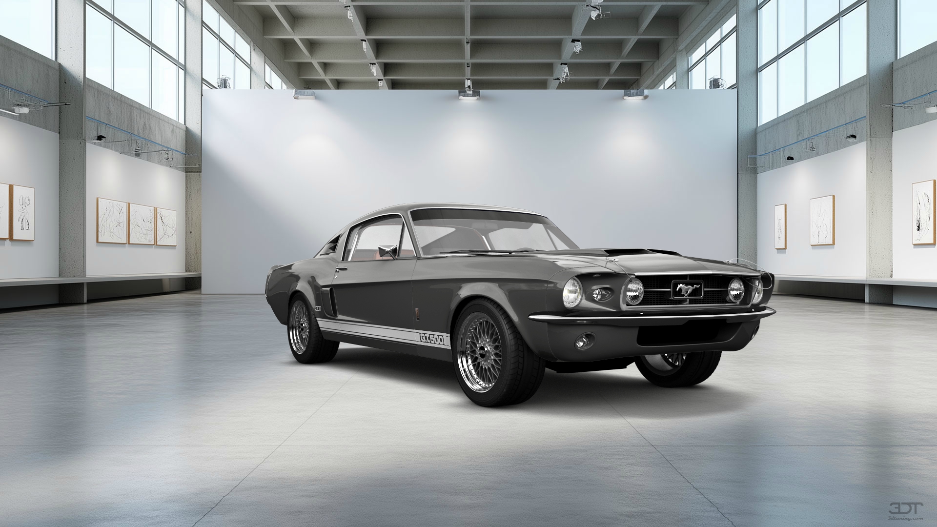 Mustang GT500 2 Door Coupe 1968 tuning