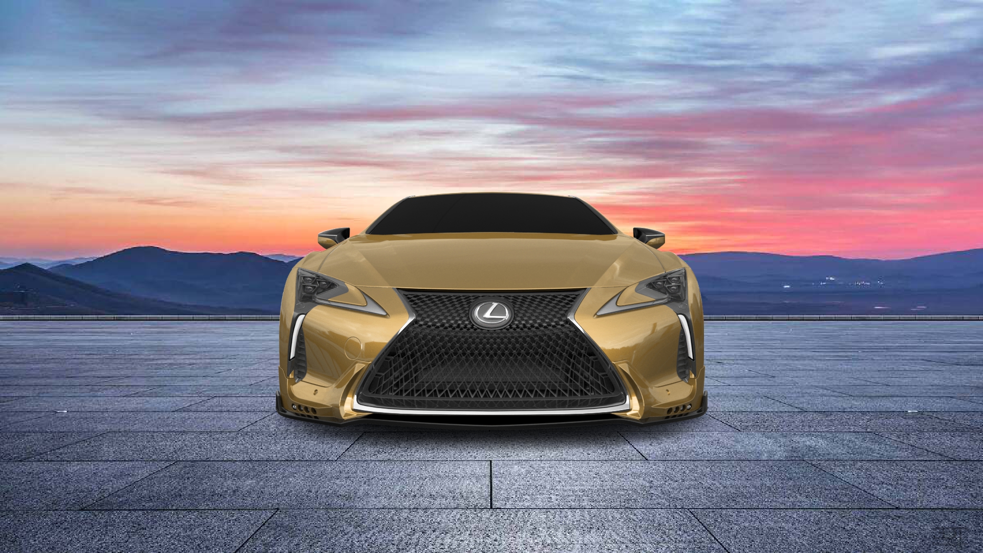 Lexus LC500 2 door fastback coupe 2017 tuning