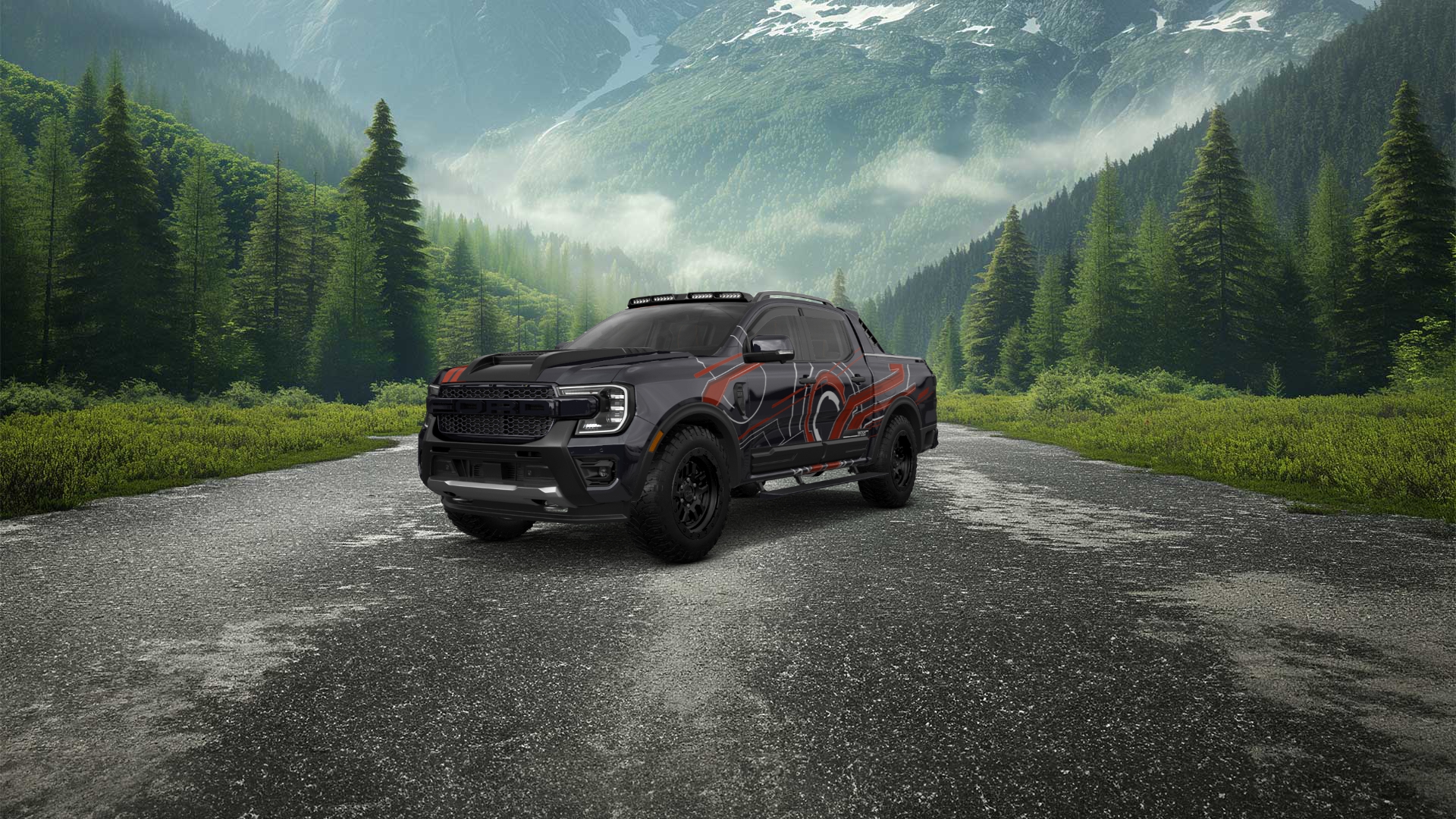 Ford Ranger 4 Door pickup truck 2022