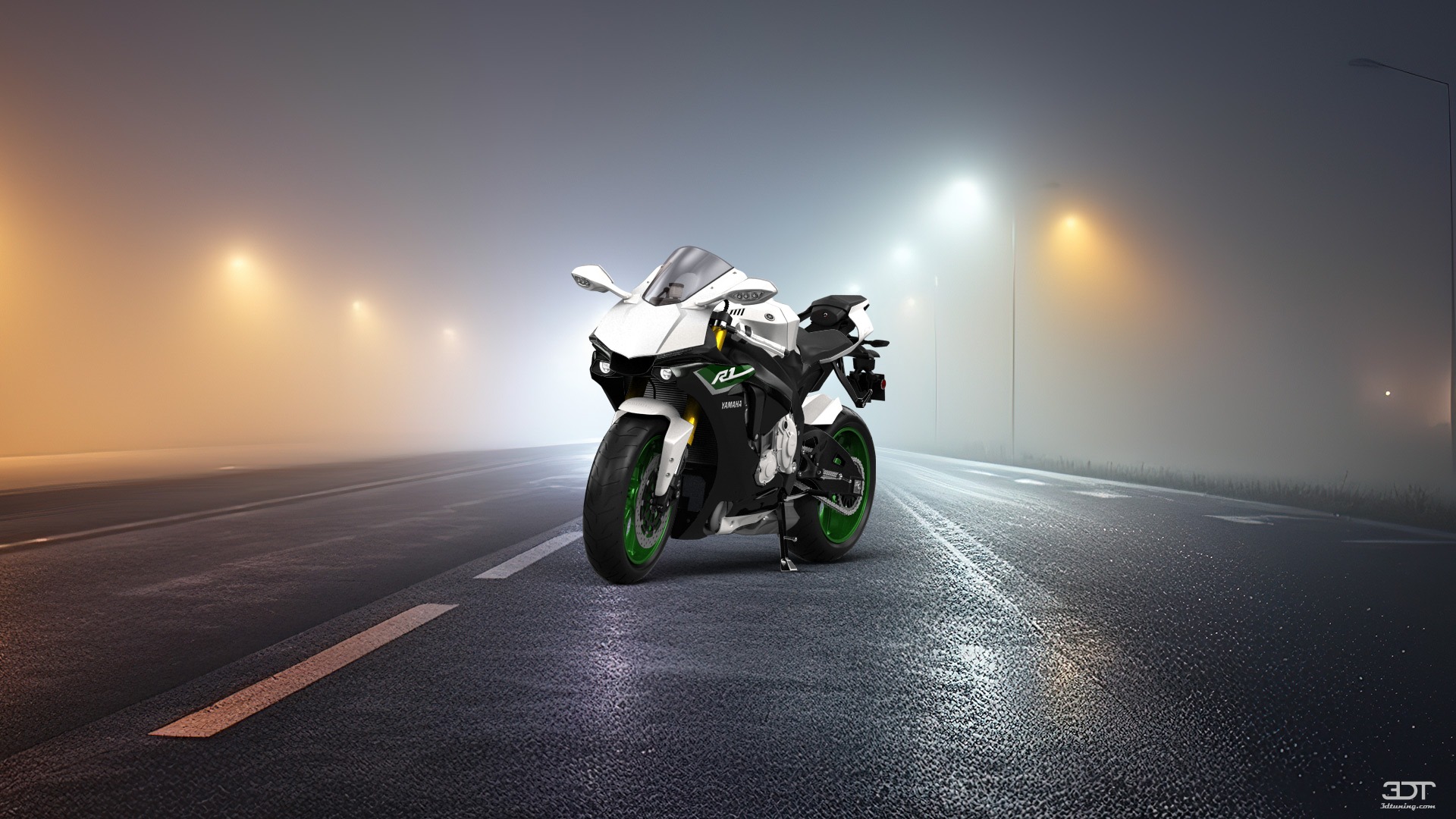 Tuning Yamaha YZF R1 Sport Bike 2015