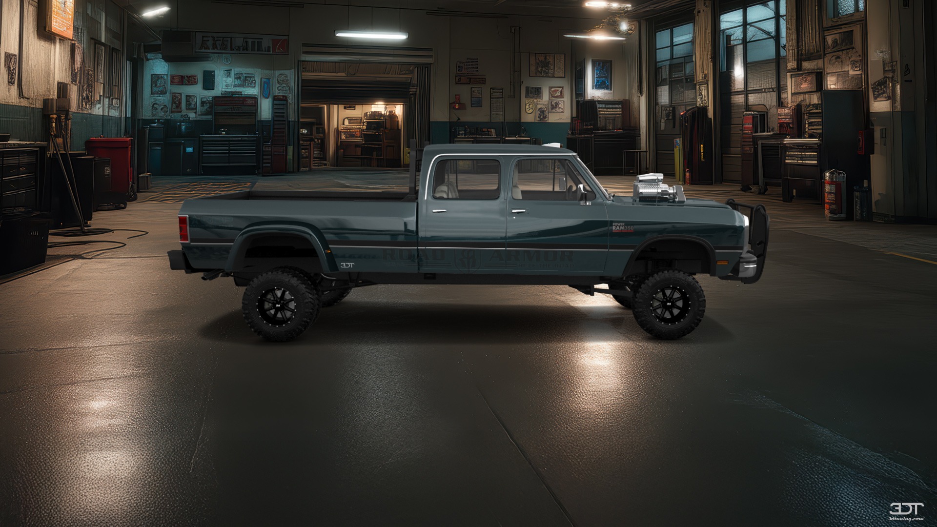 Dodge Ram 350 4 Door pickup truck 1991 tuning