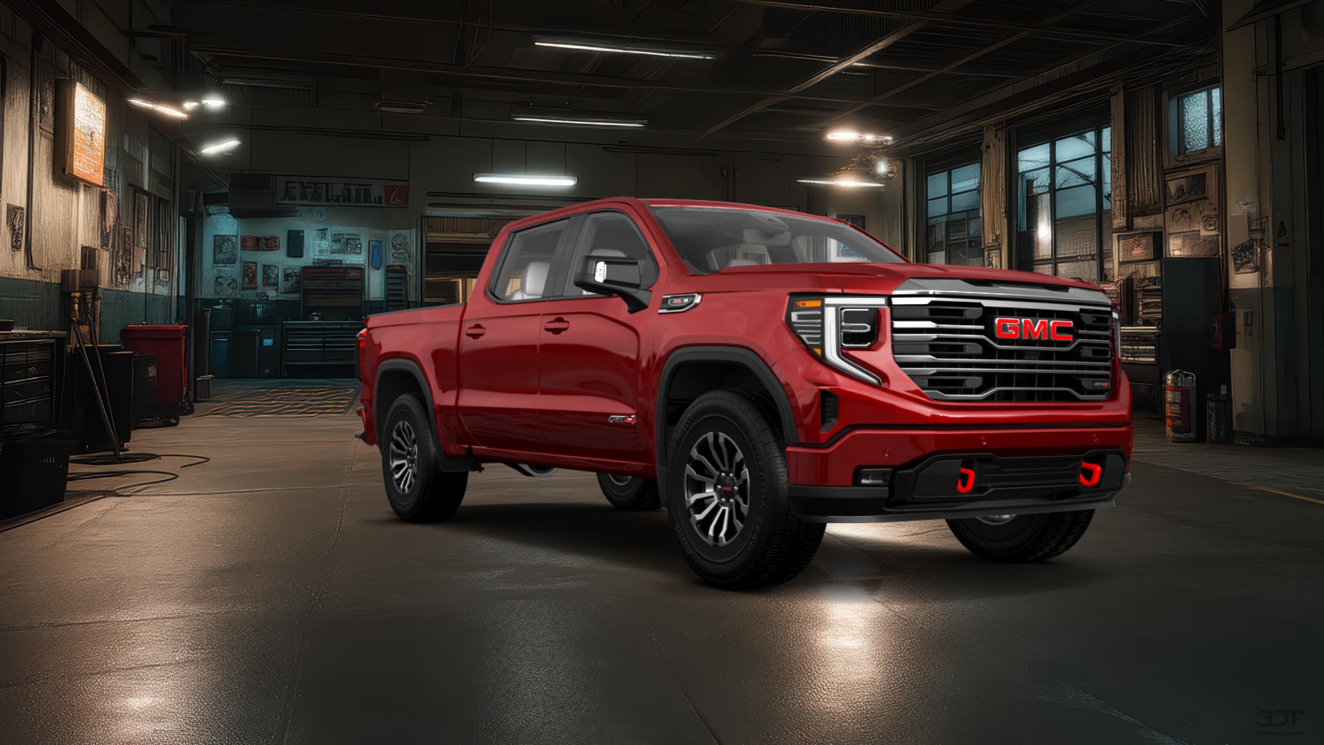 GMC Sierra 1500 Crew Cab 5.8 ft box 4 Door pickup truck 2023 tuning