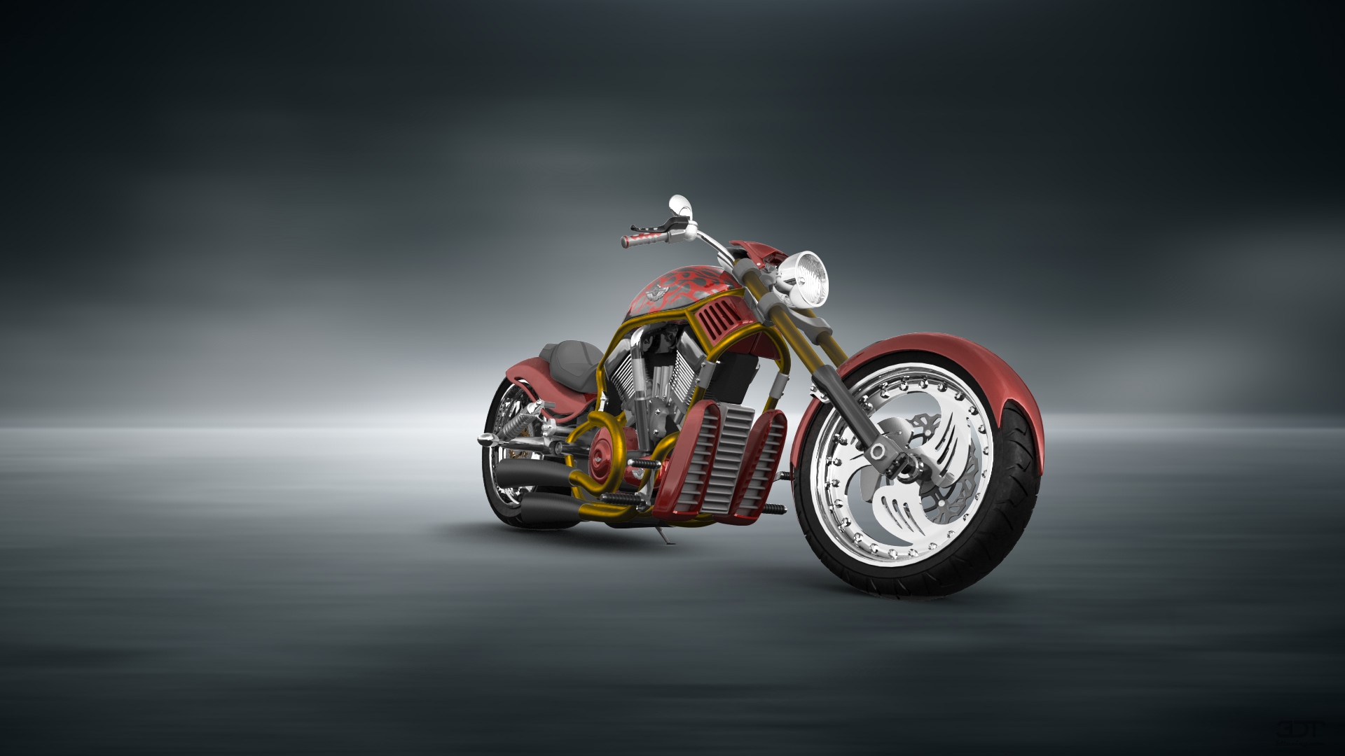 Harley-Davidson Custom Chopper Cruiser 2011 tuning