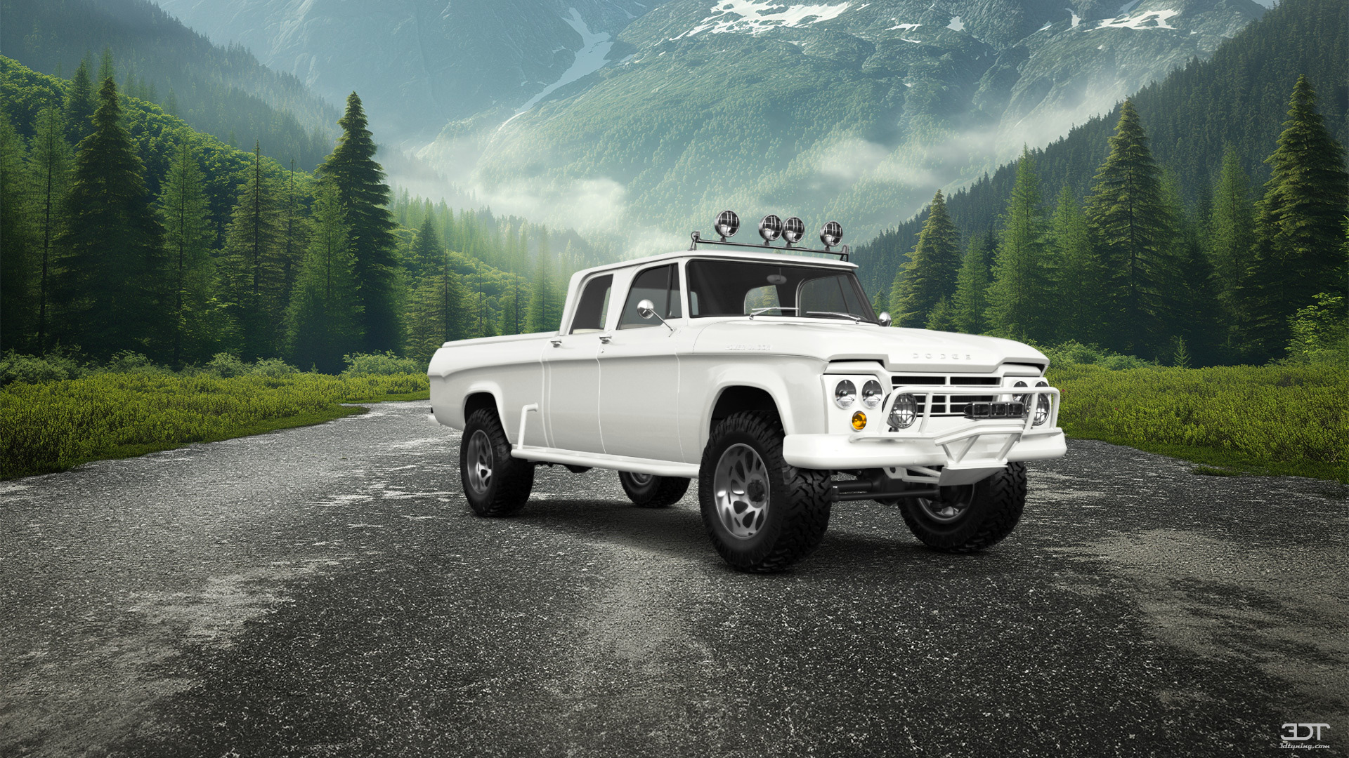 Dodge Power Wagon 4 Door pickup truck 1964