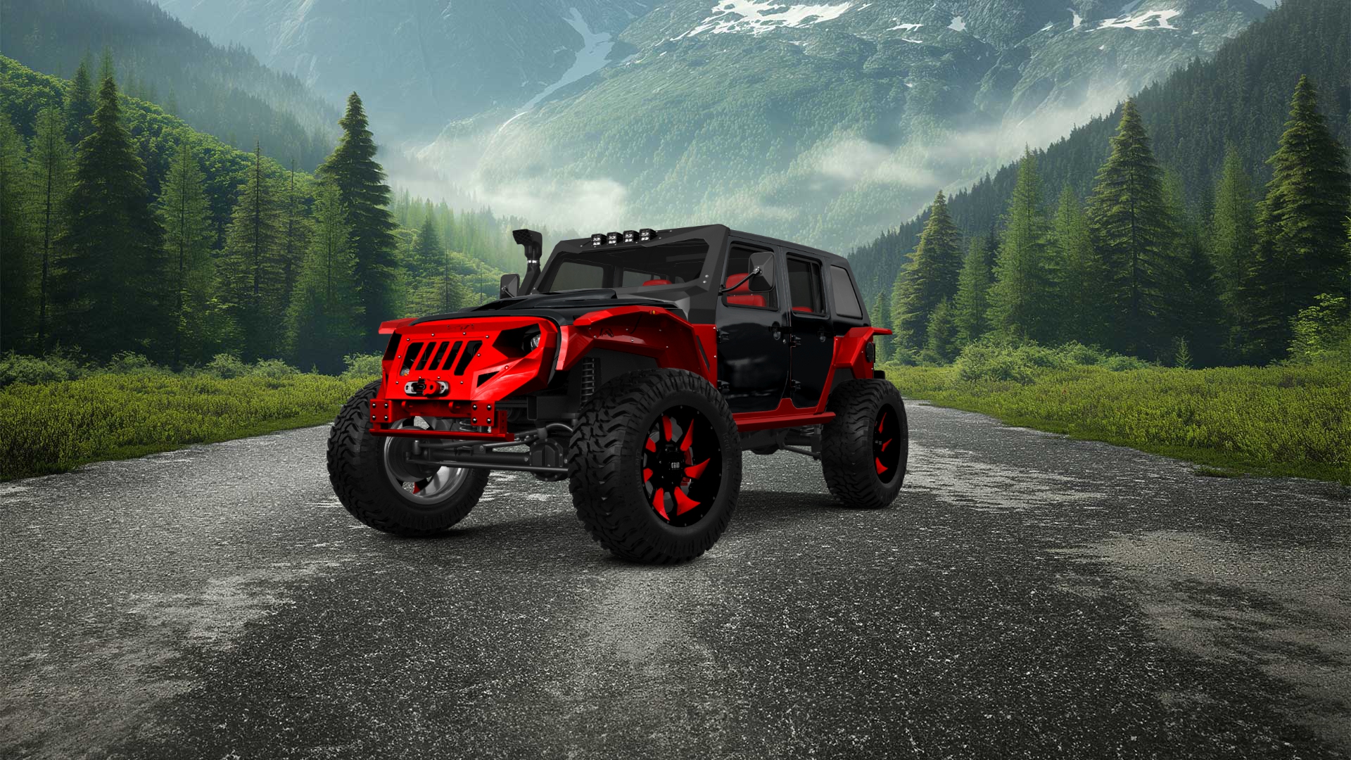 Jeep Wrangler Unlimited JK Rubicon Recon 4 Door SUV 2017 tuning