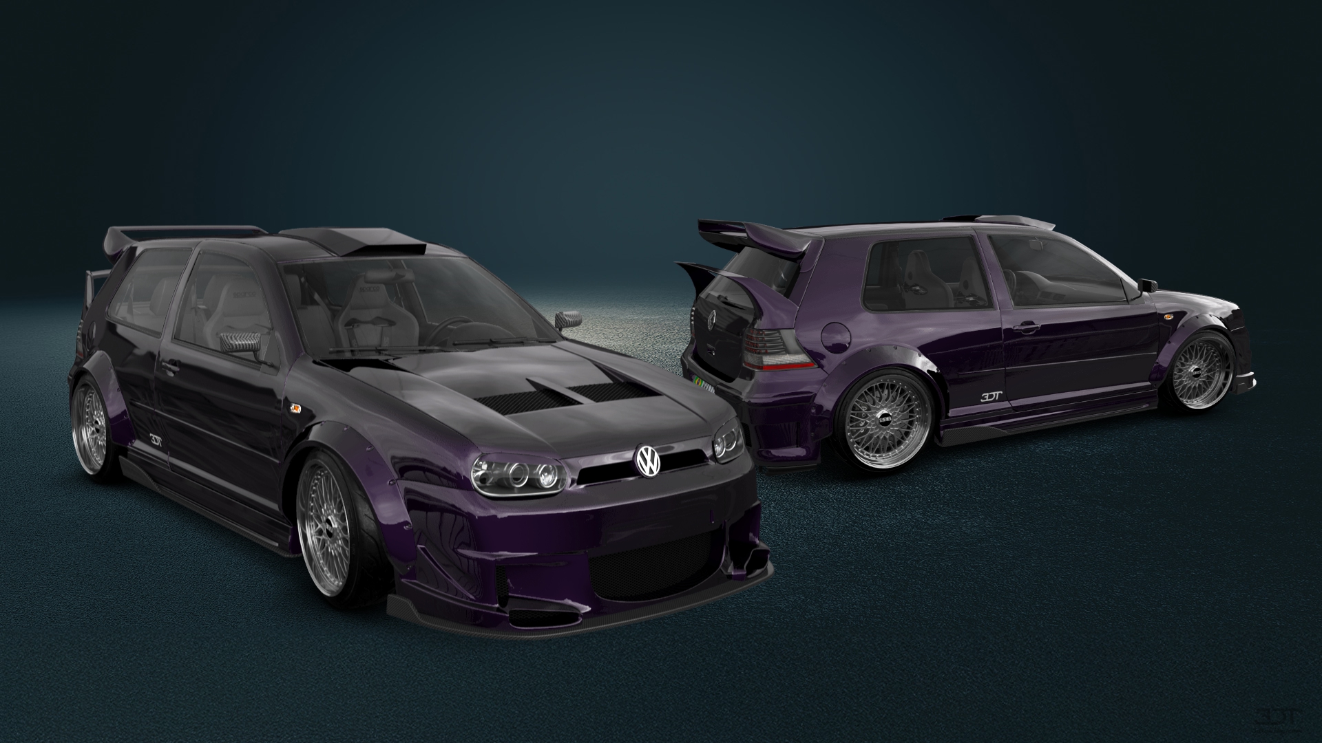 Volkswagen Golf 4 (mk4) 3 Door Hatchback 1997 tuning