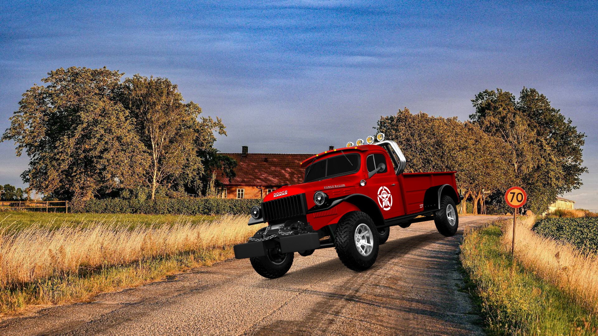 Dodge Power Wagon 2 Door pickup truck 1947 tuning
