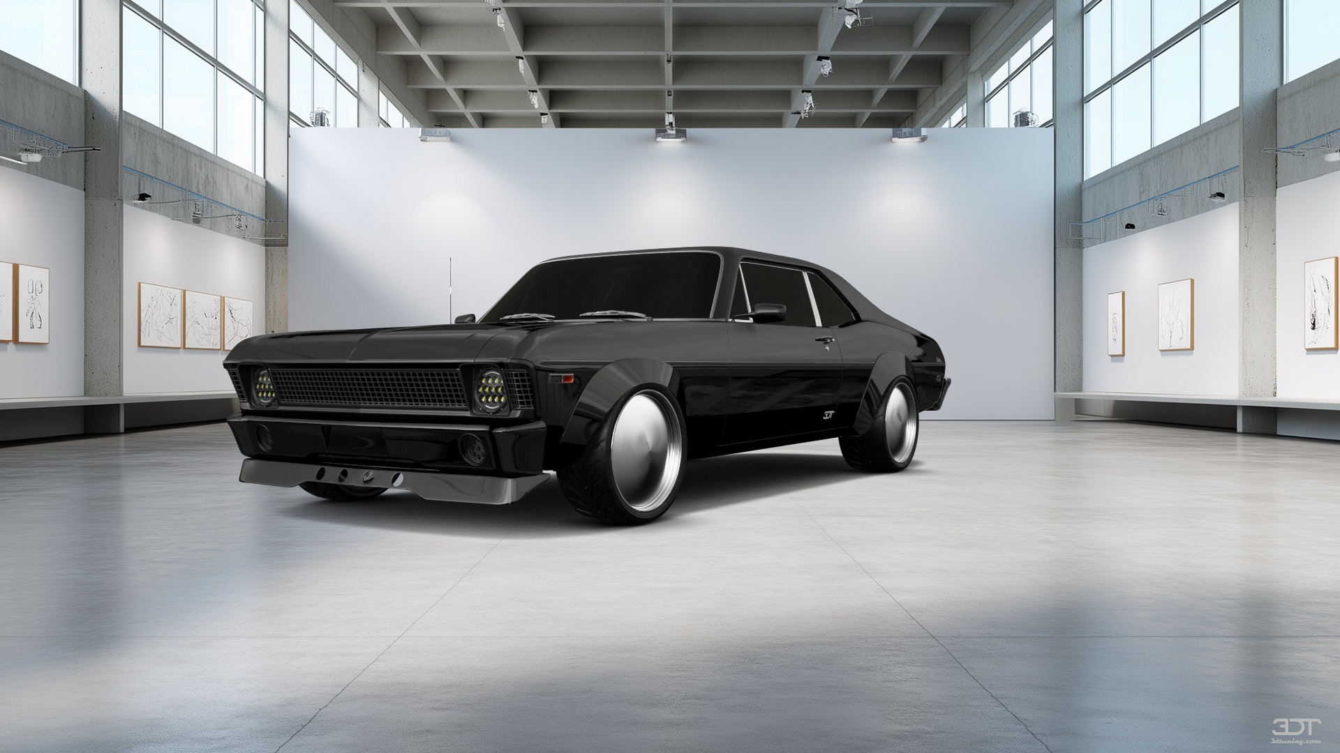 Tuning Chevrolet Chevy II Nova 2 Door Coupe 1968
