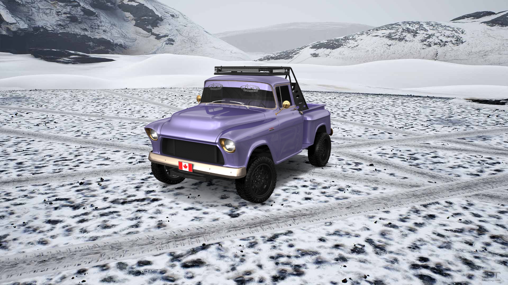 GMC 100 Stepside 2 Door pickup truck 1957 tuning