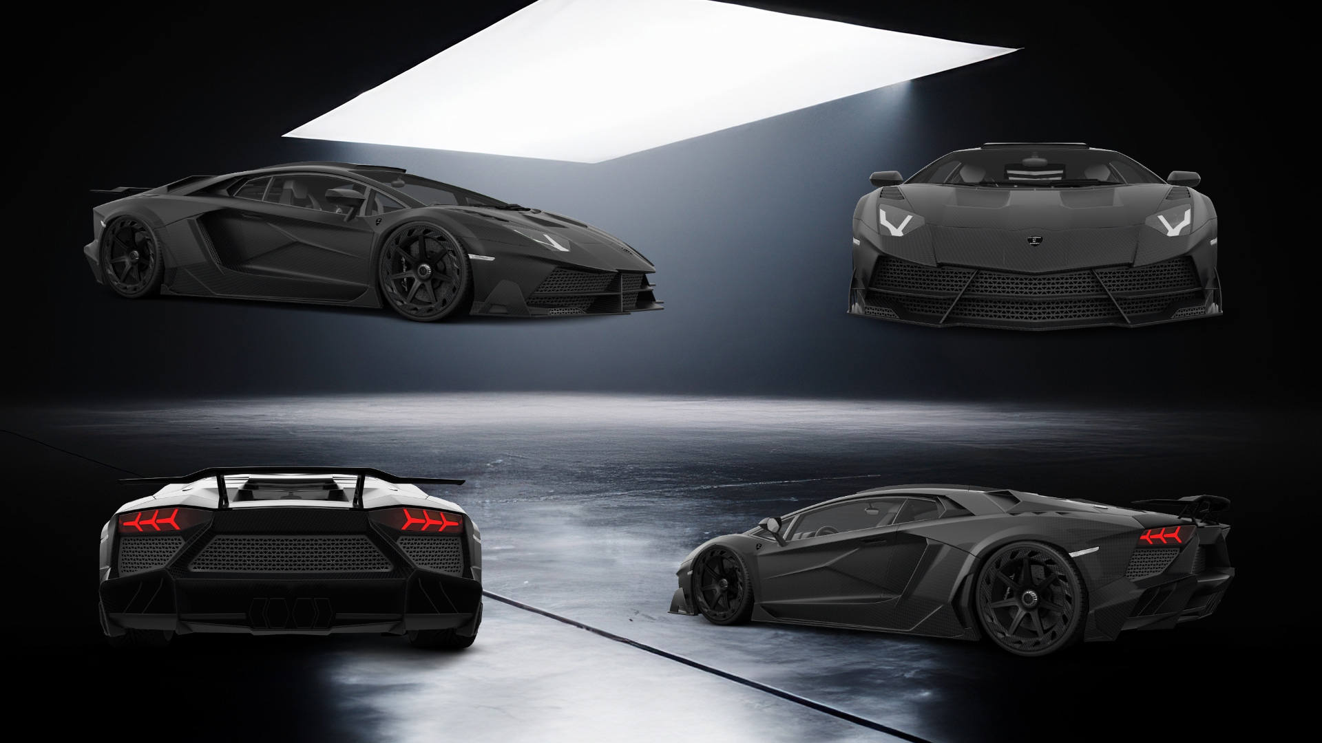 Lamborghini Aventador 2 Door Coupe 2012 tuning