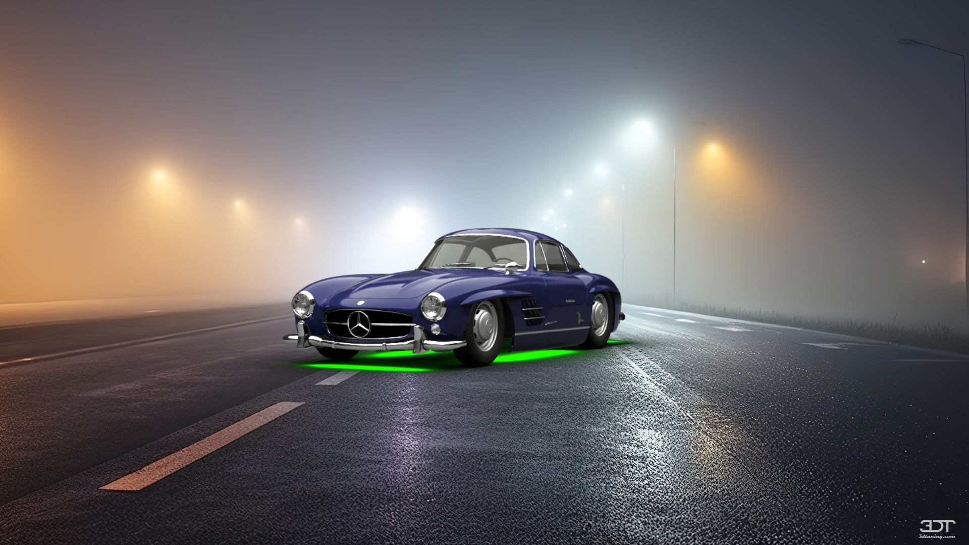 Tuning Mercedes 300SL Convertible 1954