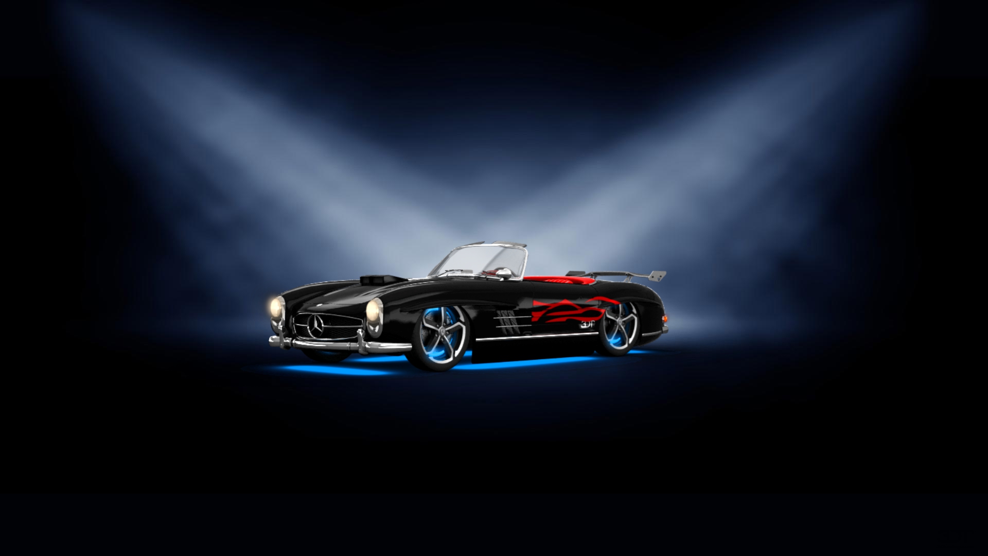 Mercedes SL300 Roadster 1957 tuning