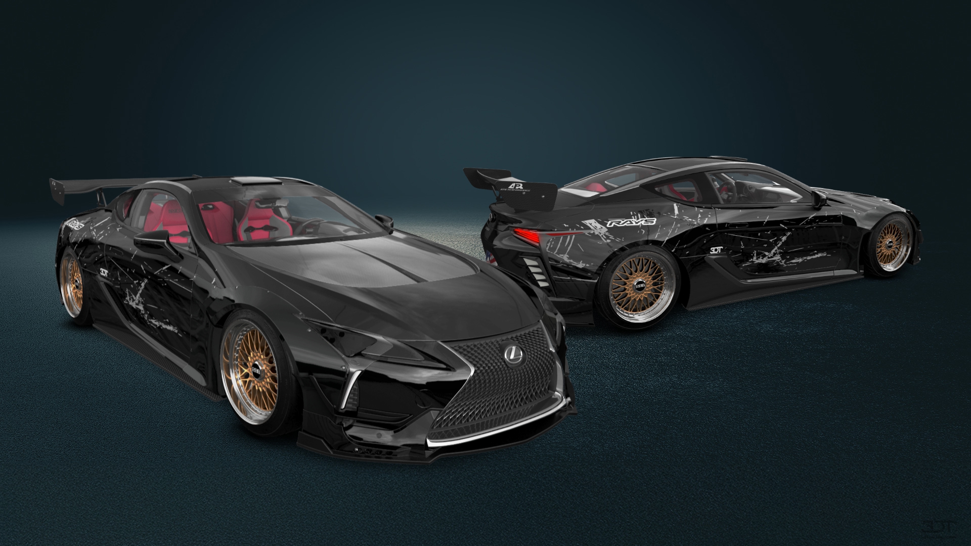 Lexus LC500 2 door fastback coupe 2017 tuning