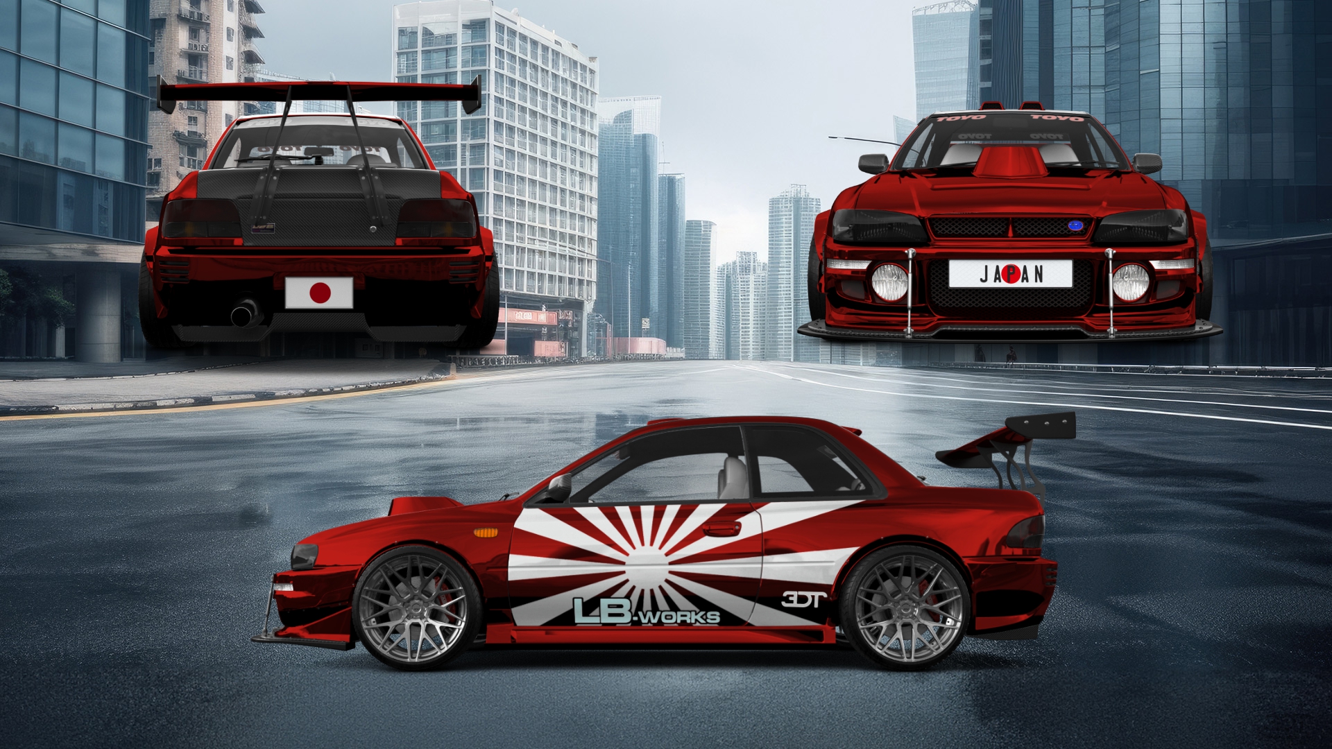 Subaru Impreza WRX STI 22B 2 Door Coupe 2000 tuning