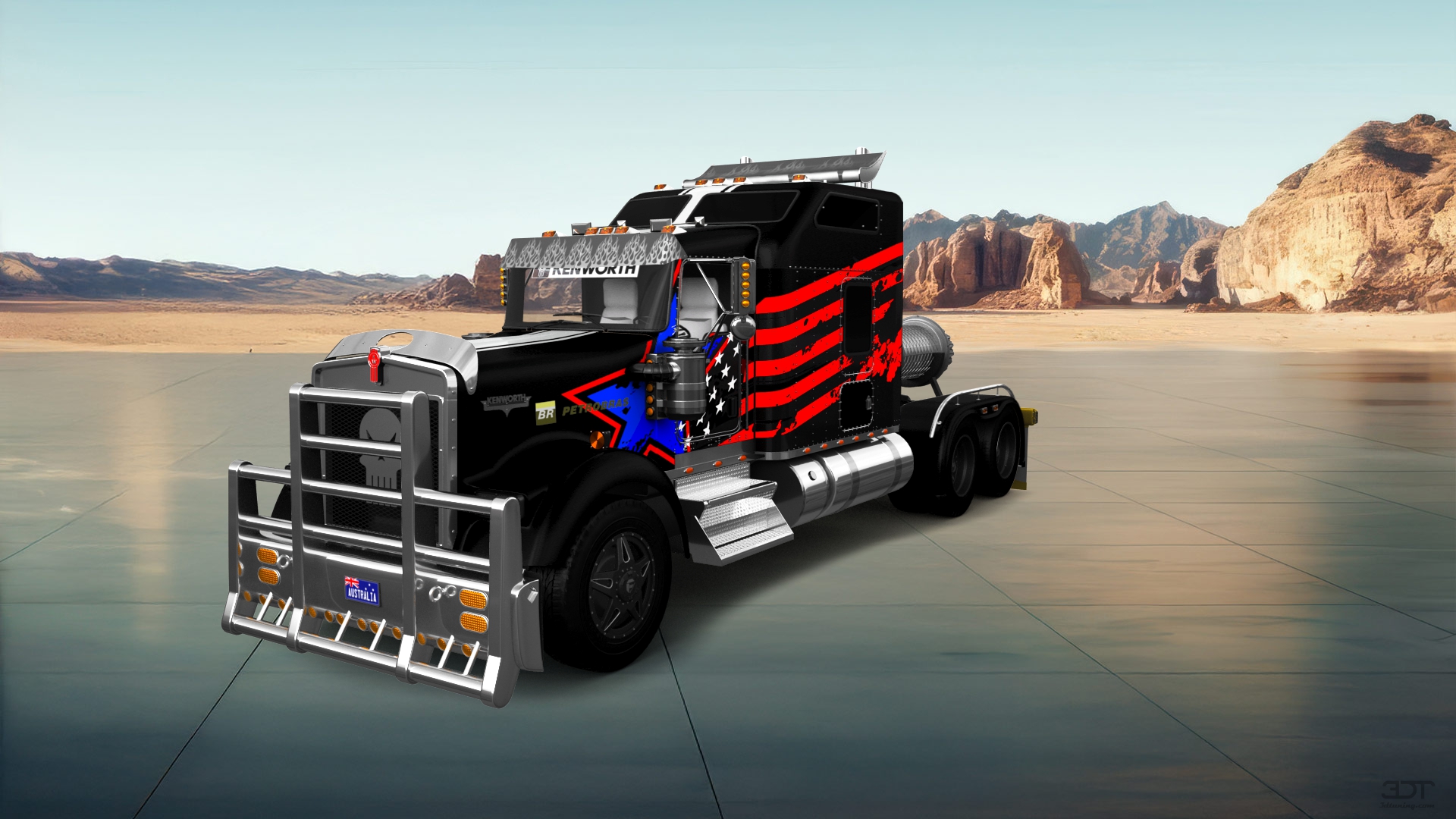 Kenworth W900 Sleeper Cab Truck 2015 tuning