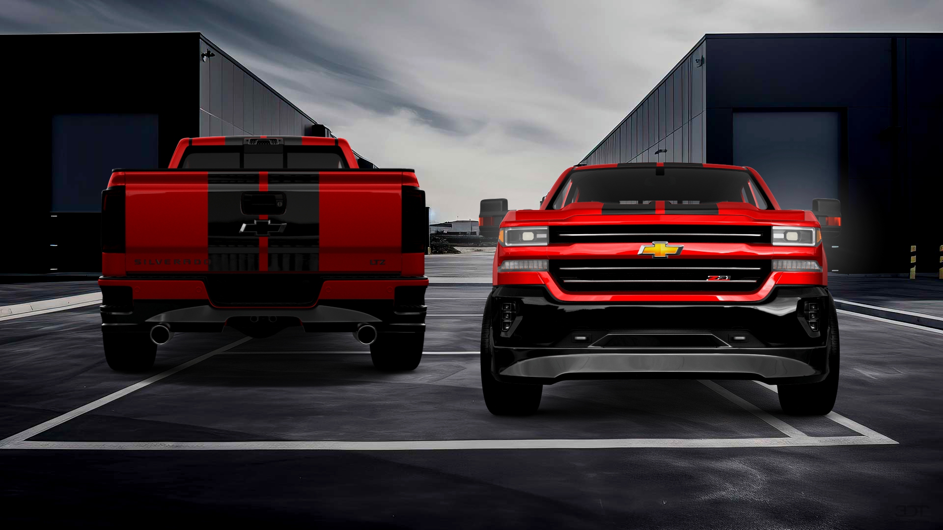 Chevrolet Silverado 1500 6.5 ft box 4 Door pickup truck 2016 tuning