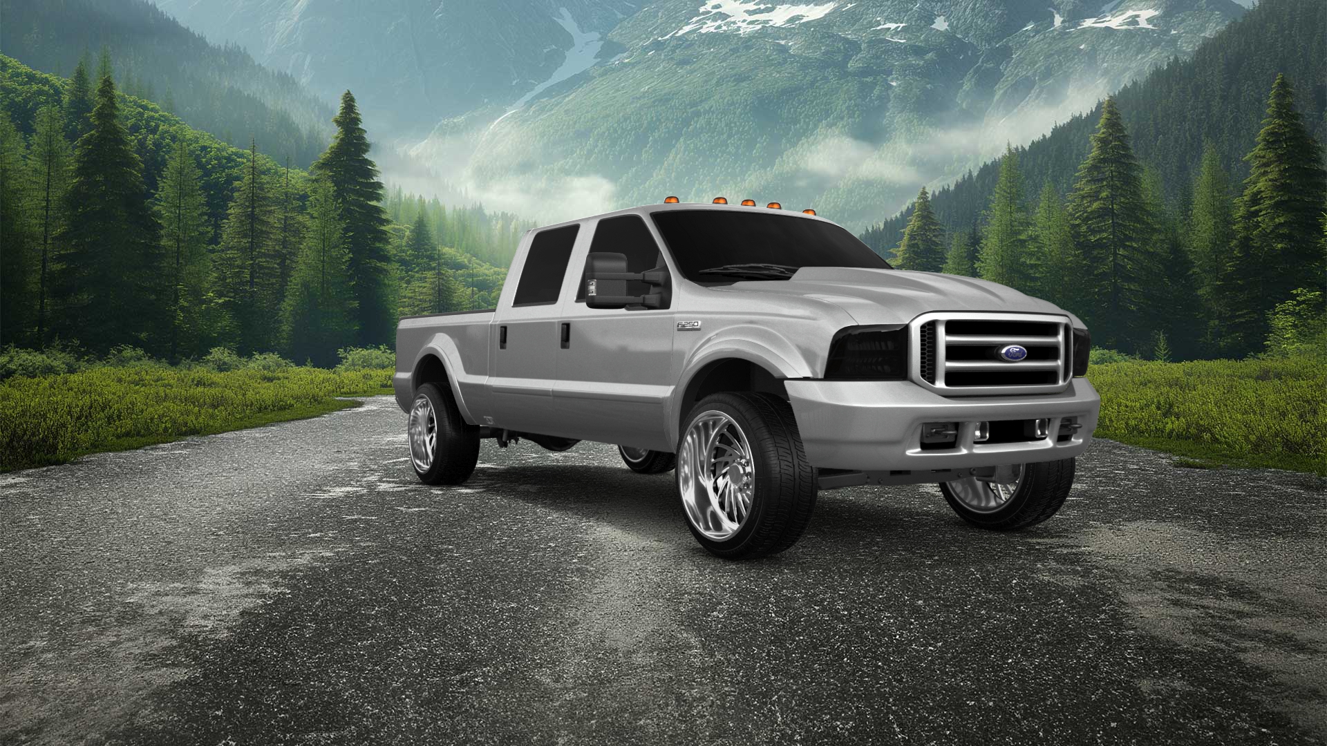 Ford F-250 Crew Cab 4 Door pickup truck 1999