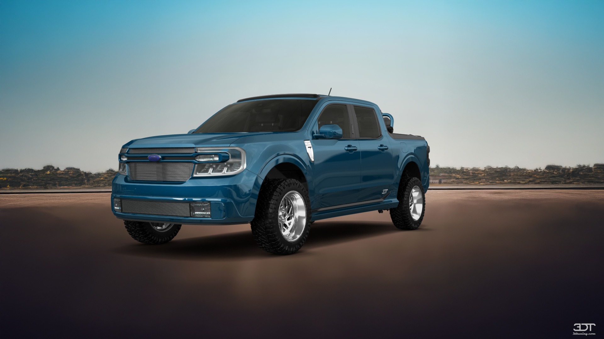 Ford Maverick 4 Door pickup truck 2022 tuning