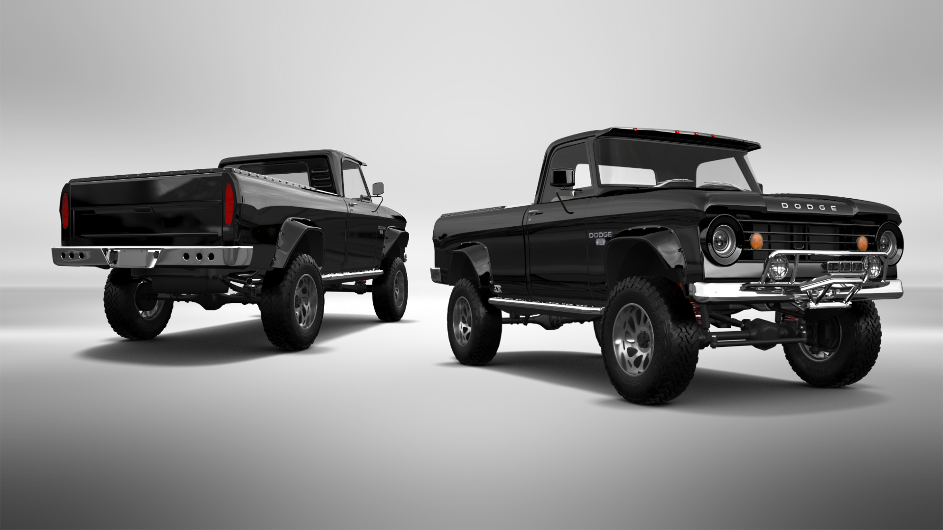 Dodge Power Wagon W200 2 Door pickup truck 1966