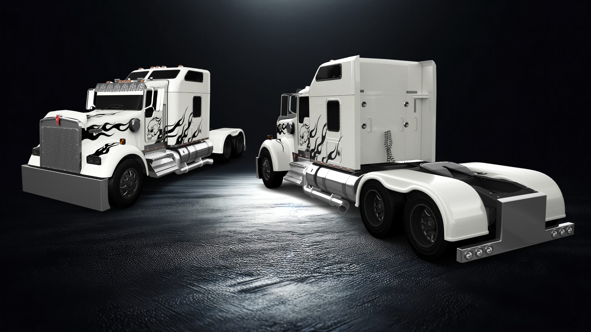 Kenworth W900 Sleeper Cab Truck 2015