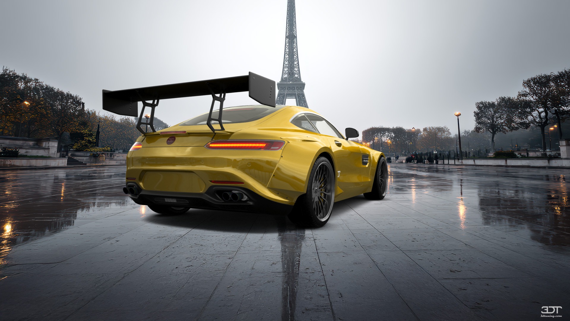 Mercedes AMG GT 2 door fastback coupe 2015 tuning