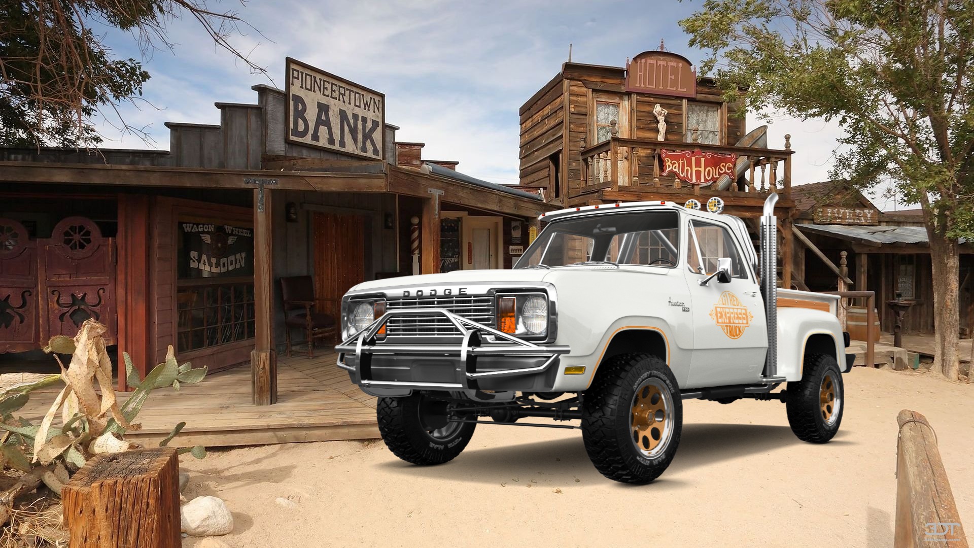 Dodge Lil Red Express 2 Door pickup truck 1978