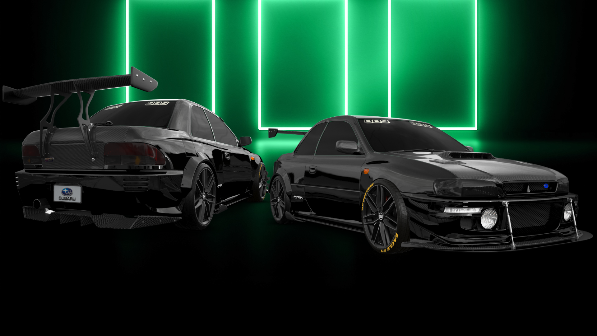 Tuning Subaru Impreza WRX STI 22B 2 Door Coupe 2000