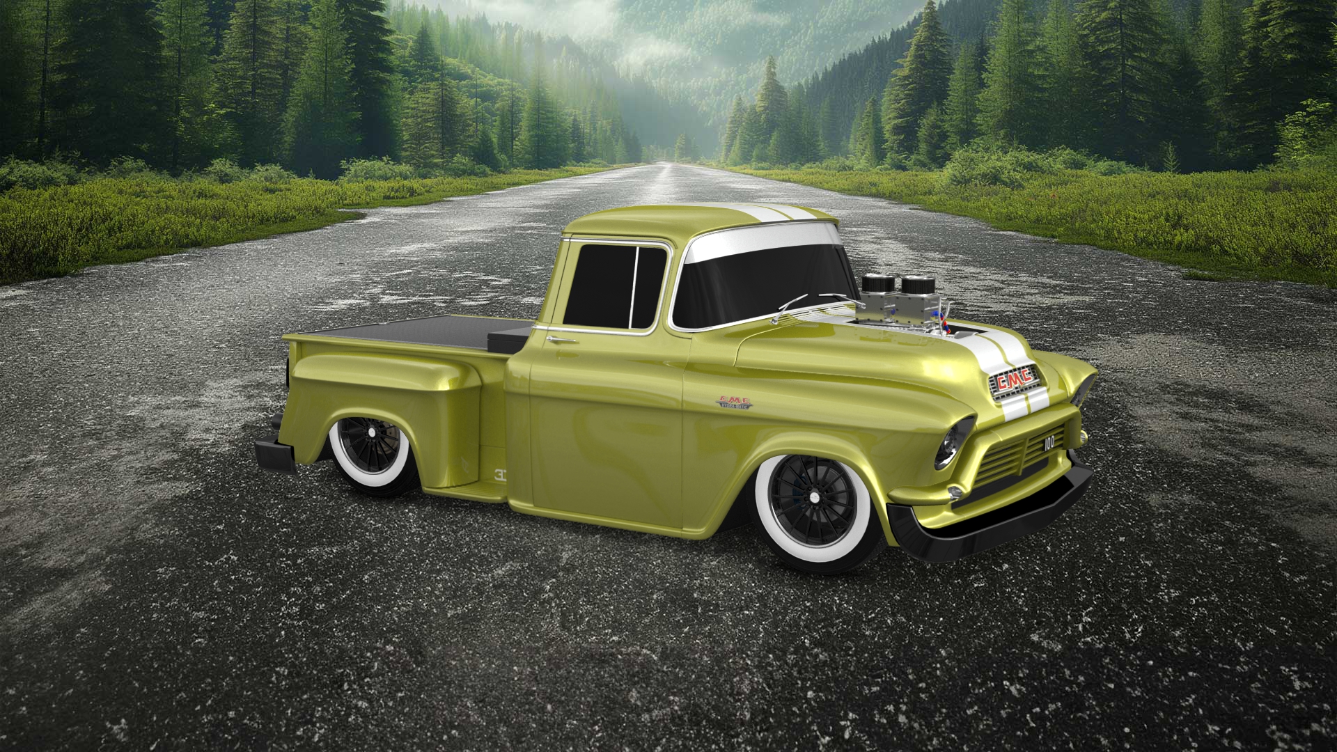 GMC 100 Stepside 2 Door pickup truck 1957