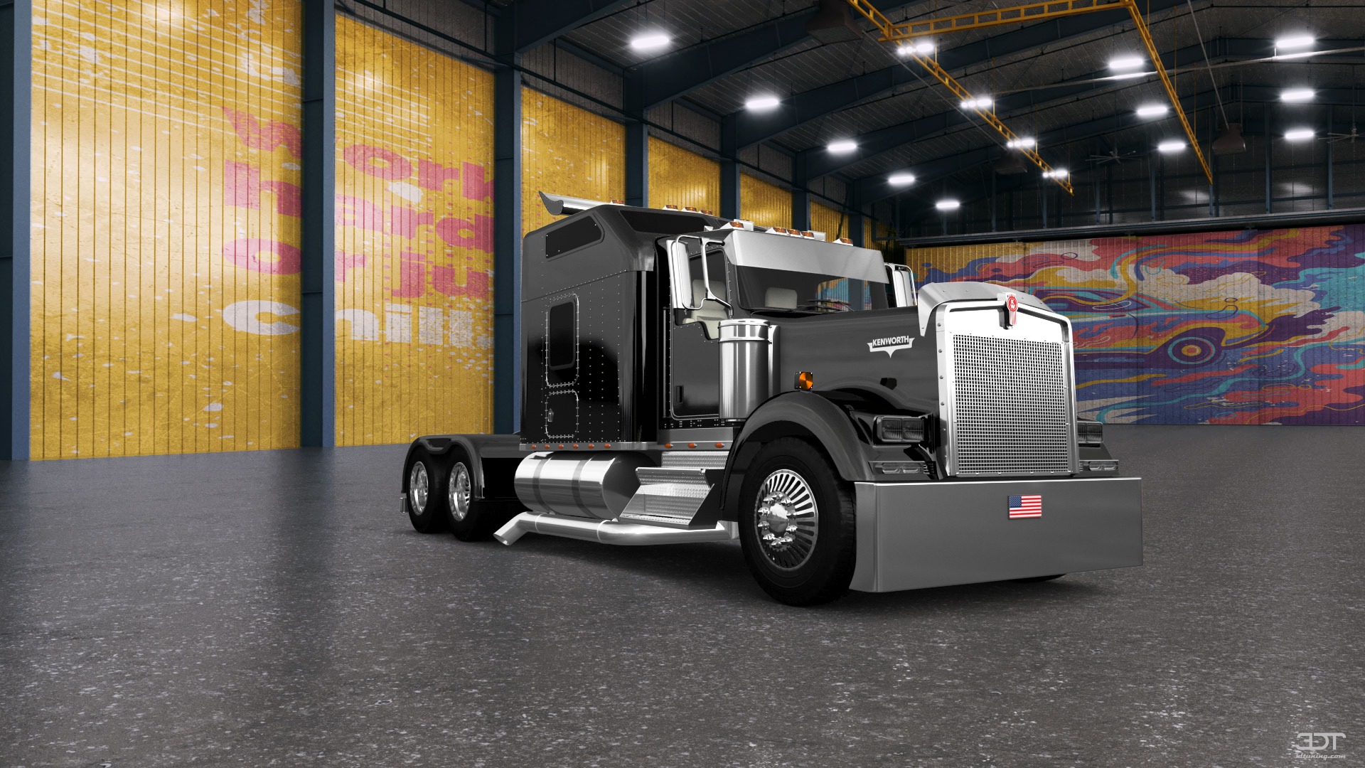 Kenworth W900 Sleeper Cab Truck 2015 tuning